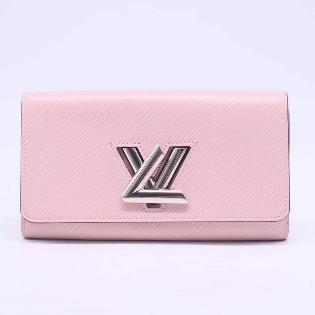 Epi Twist Wallet Rose Ballerine W20642