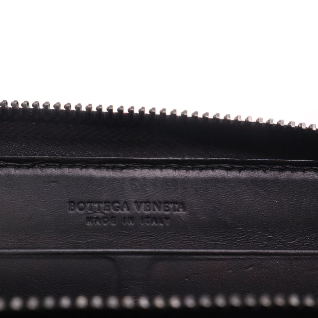 Bottega Veneta Intrecciato Zip-Around Wallet W22415