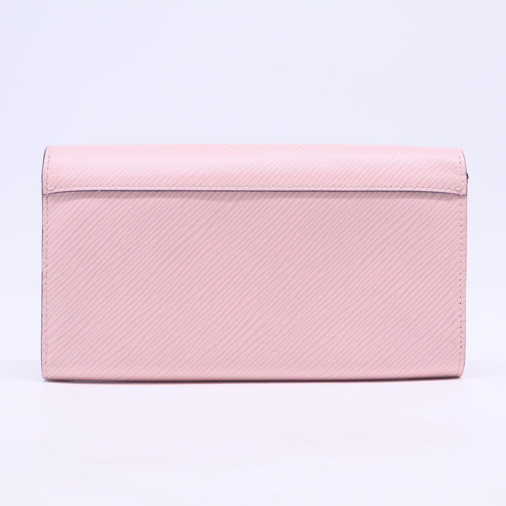 Epi Twist Wallet Rose Ballerine W20642