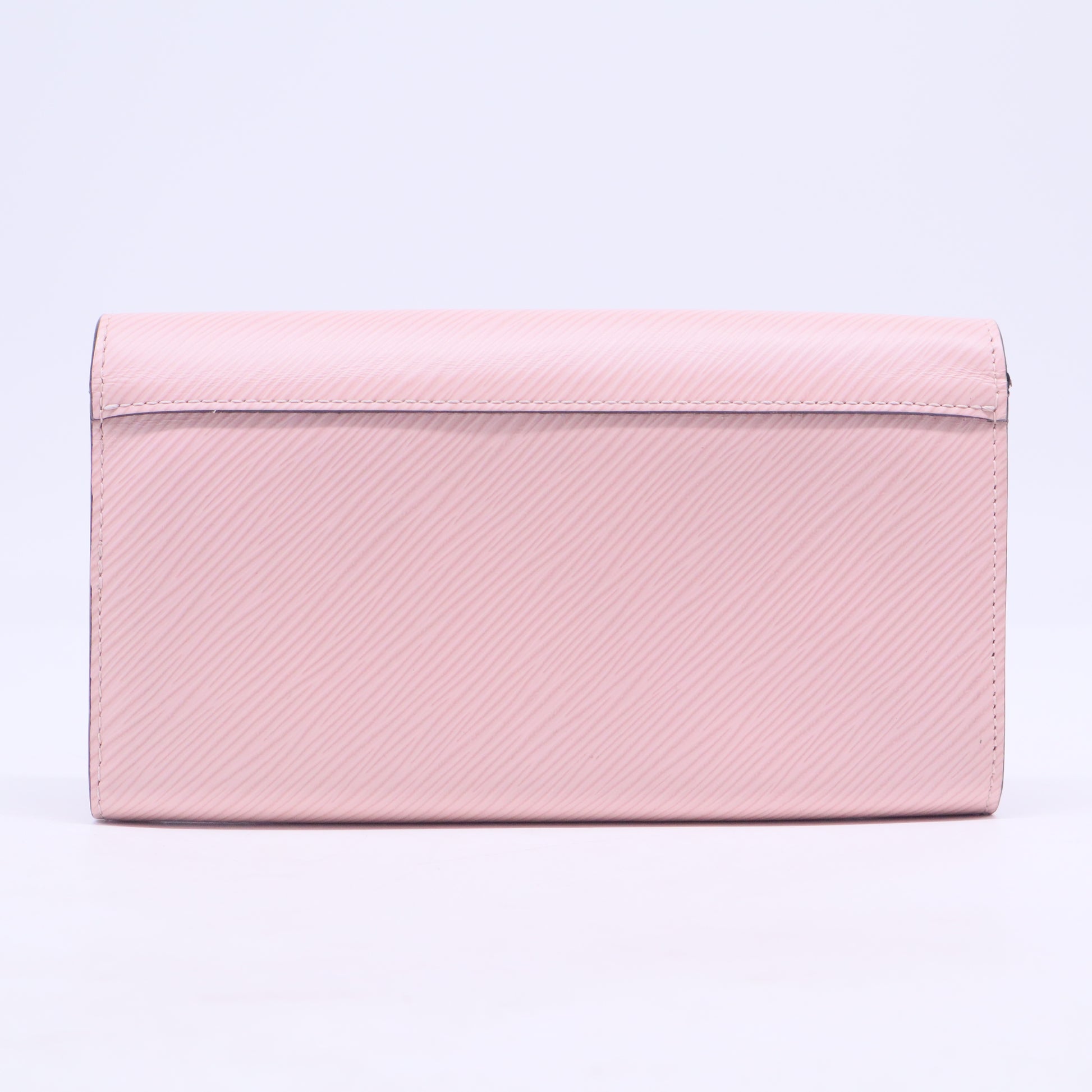 Epi Twist Wallet Rose Ballerine W20642
