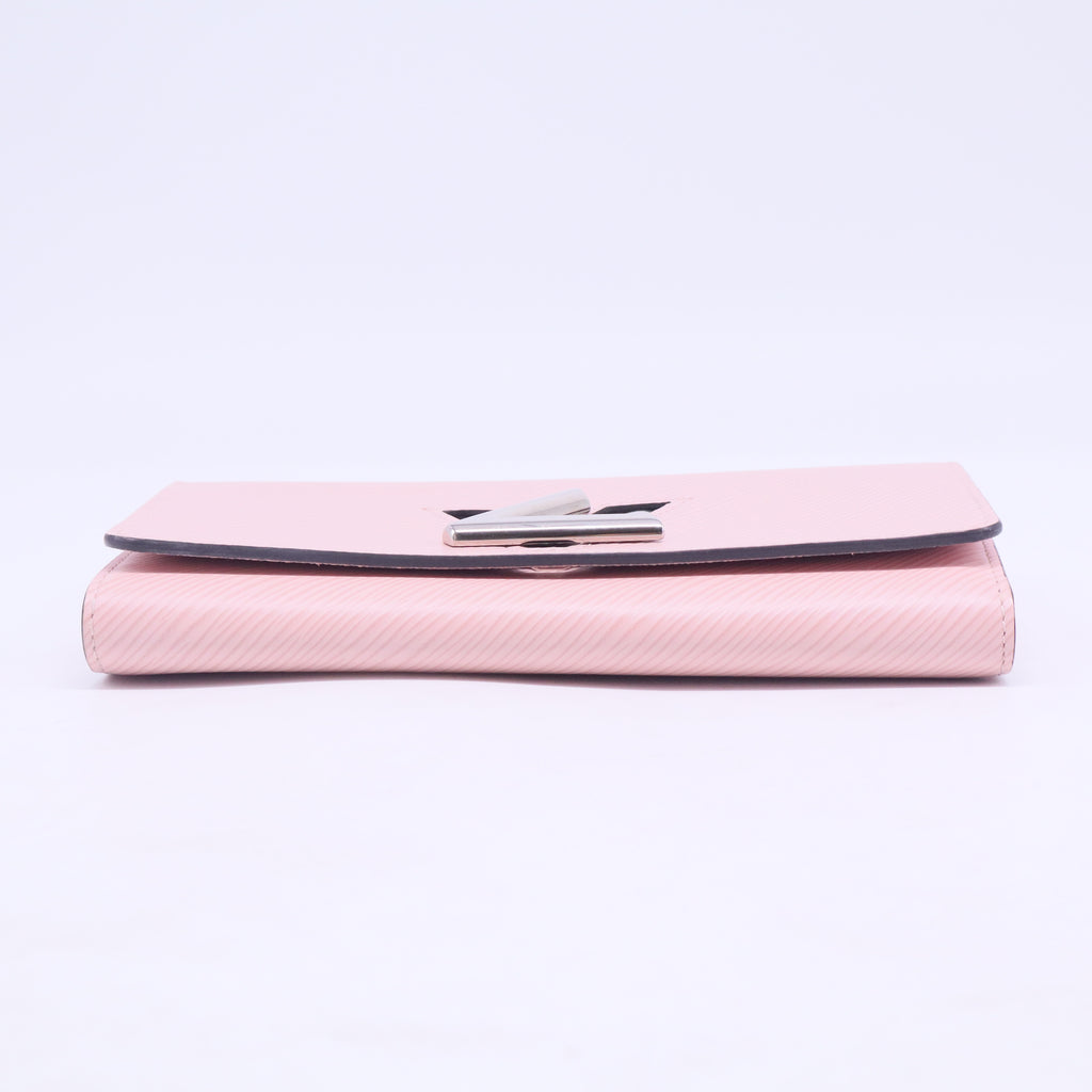Epi Twist Wallet Rose Ballerine W20642