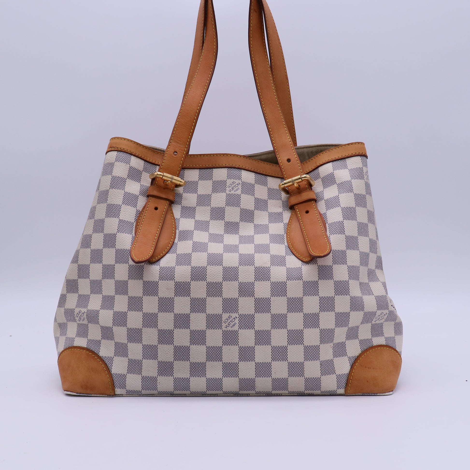 Louis Vuitton Damier Azur Hampstead  MM Vintage B20880