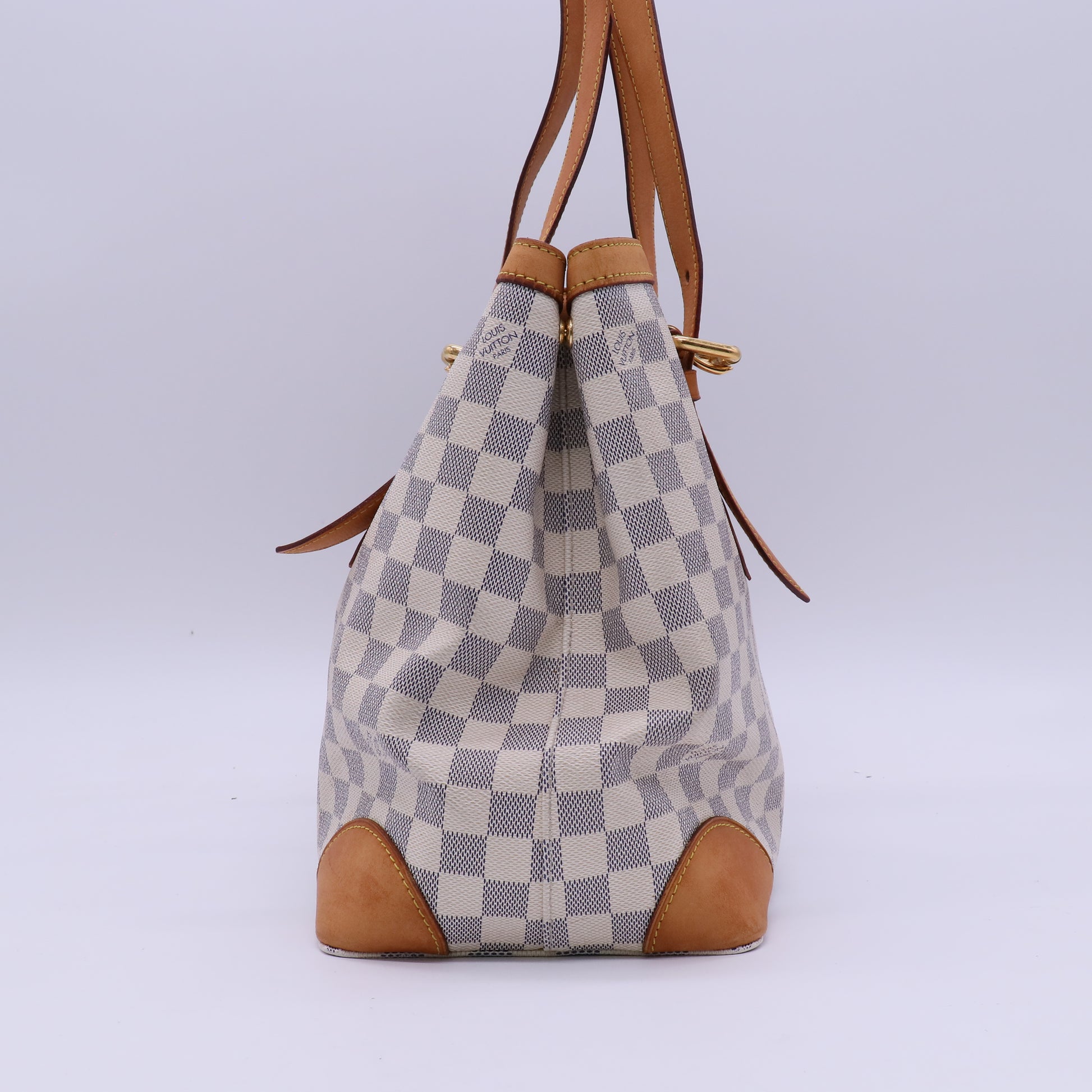 Louis Vuitton Damier Azur Hampstead  MM Vintage B20880