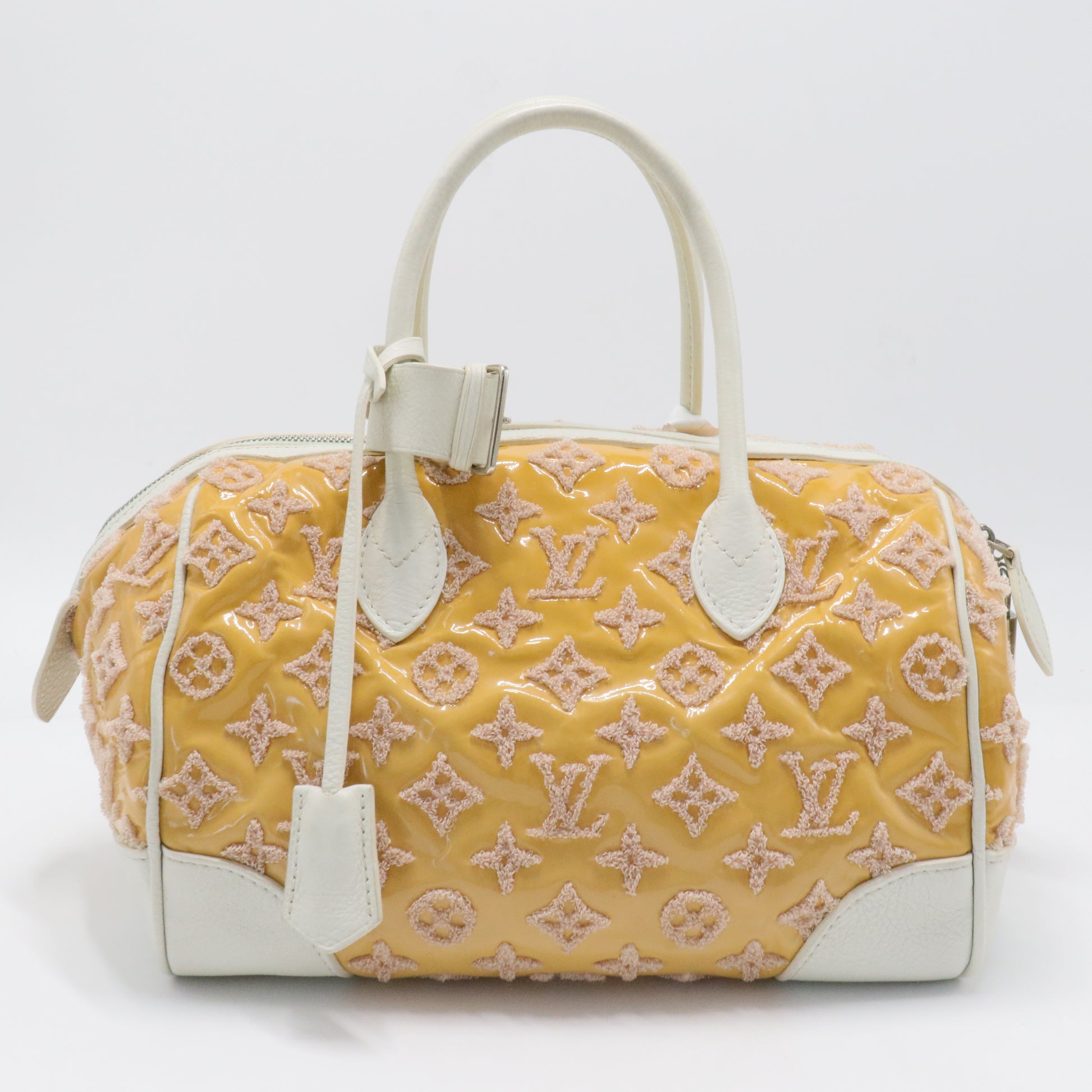 Monogram Bouclettes Speedy Round