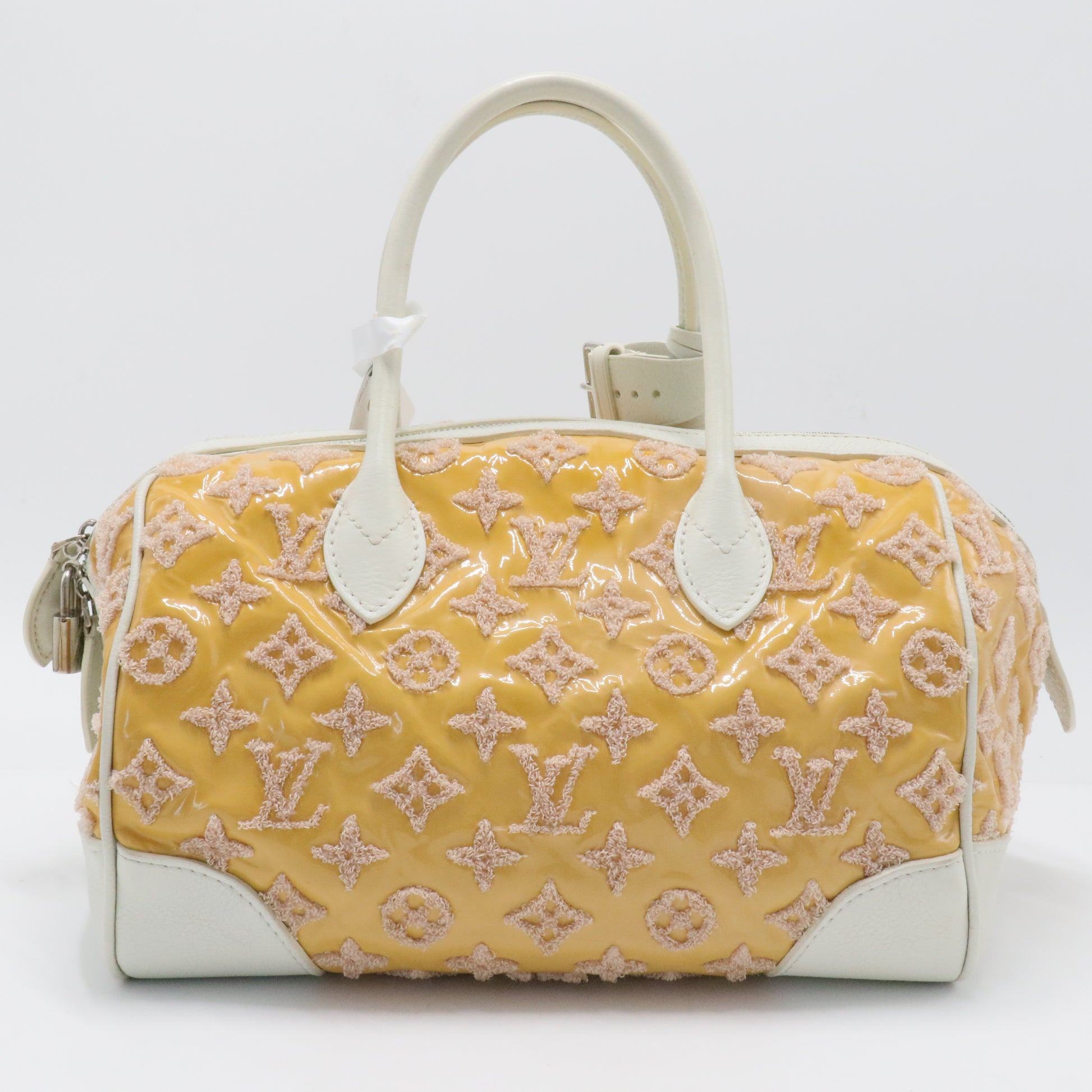 Monogram Bouclettes Speedy Round