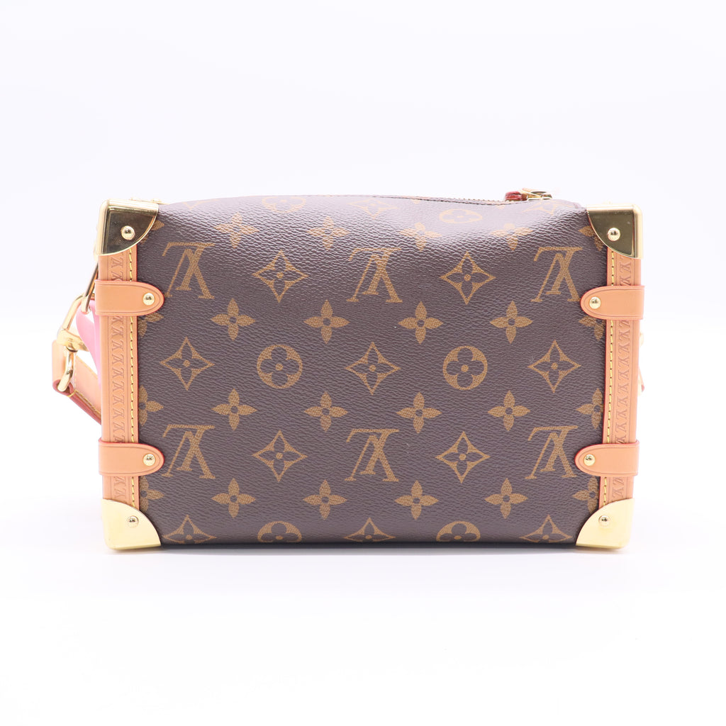 Louis Vuitton Side Trunk Handbag Monogram Canvas MM Twins LDJ2585