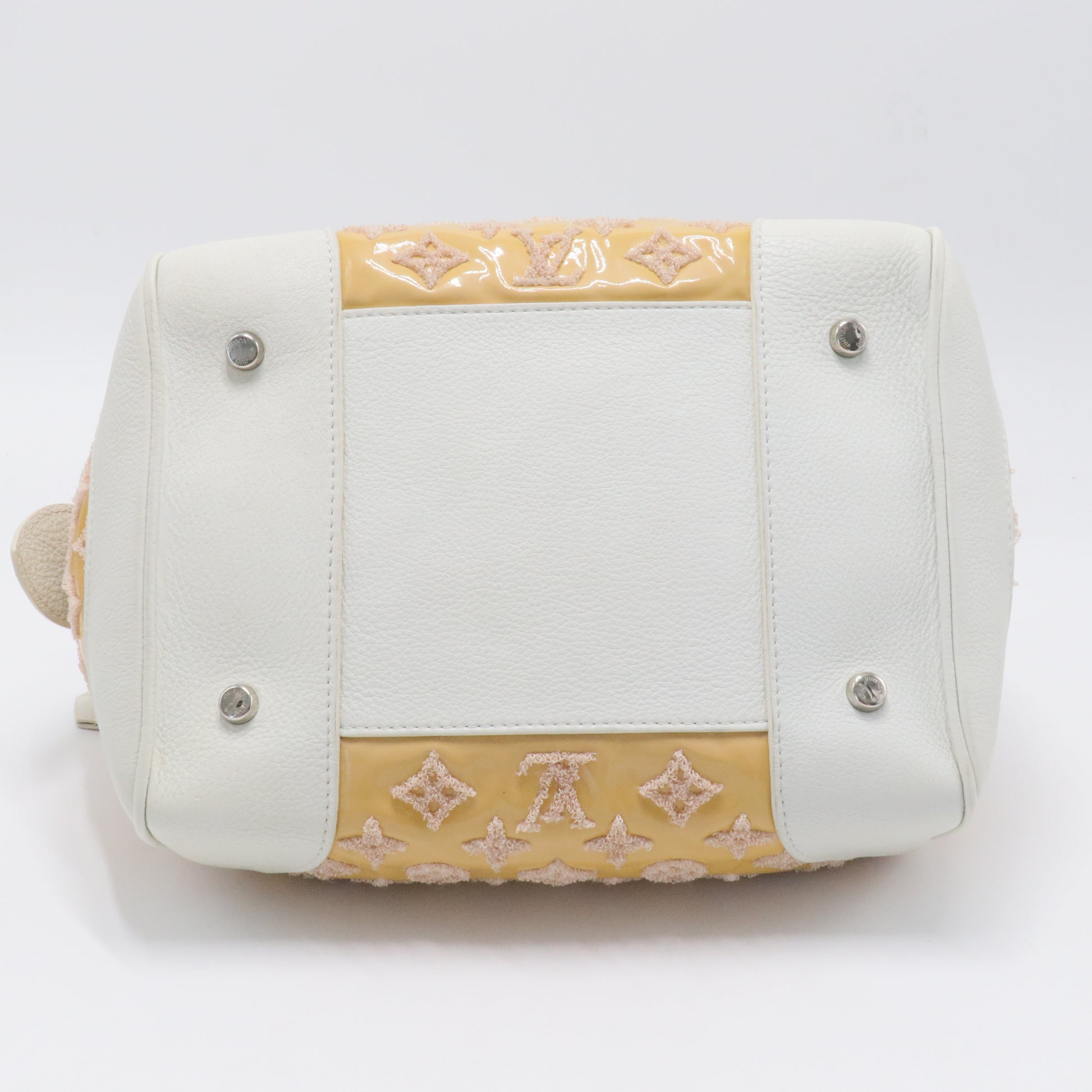 Monogram Bouclettes Speedy Round
