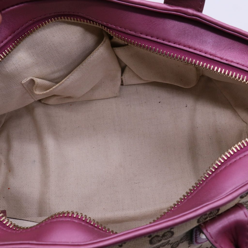 Gucci GG Canvas Heart Bit Charm Bag B21223