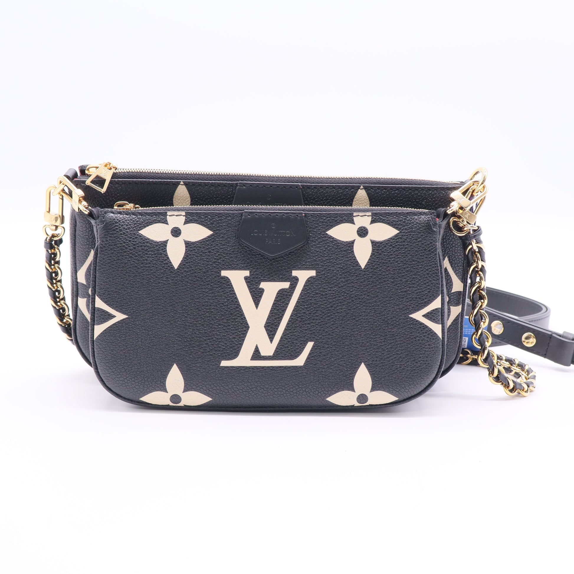 Louis Vuitton Multi Pochette Accessoires Bicolor Monogram Empreinte Giant Twins LDJ2588