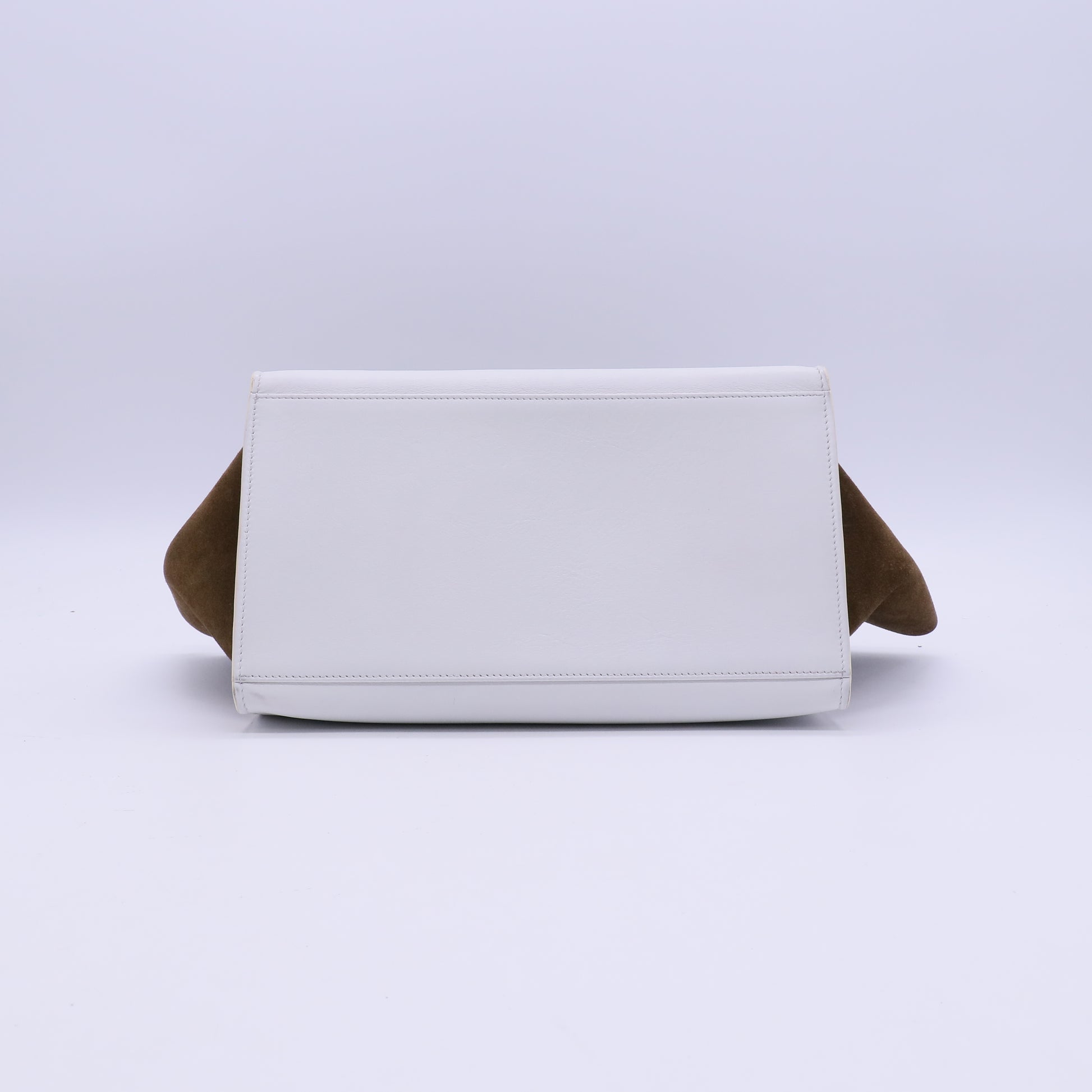 Celine Tri-Color Leather and Velvet Medium Trapeze Bag B21432