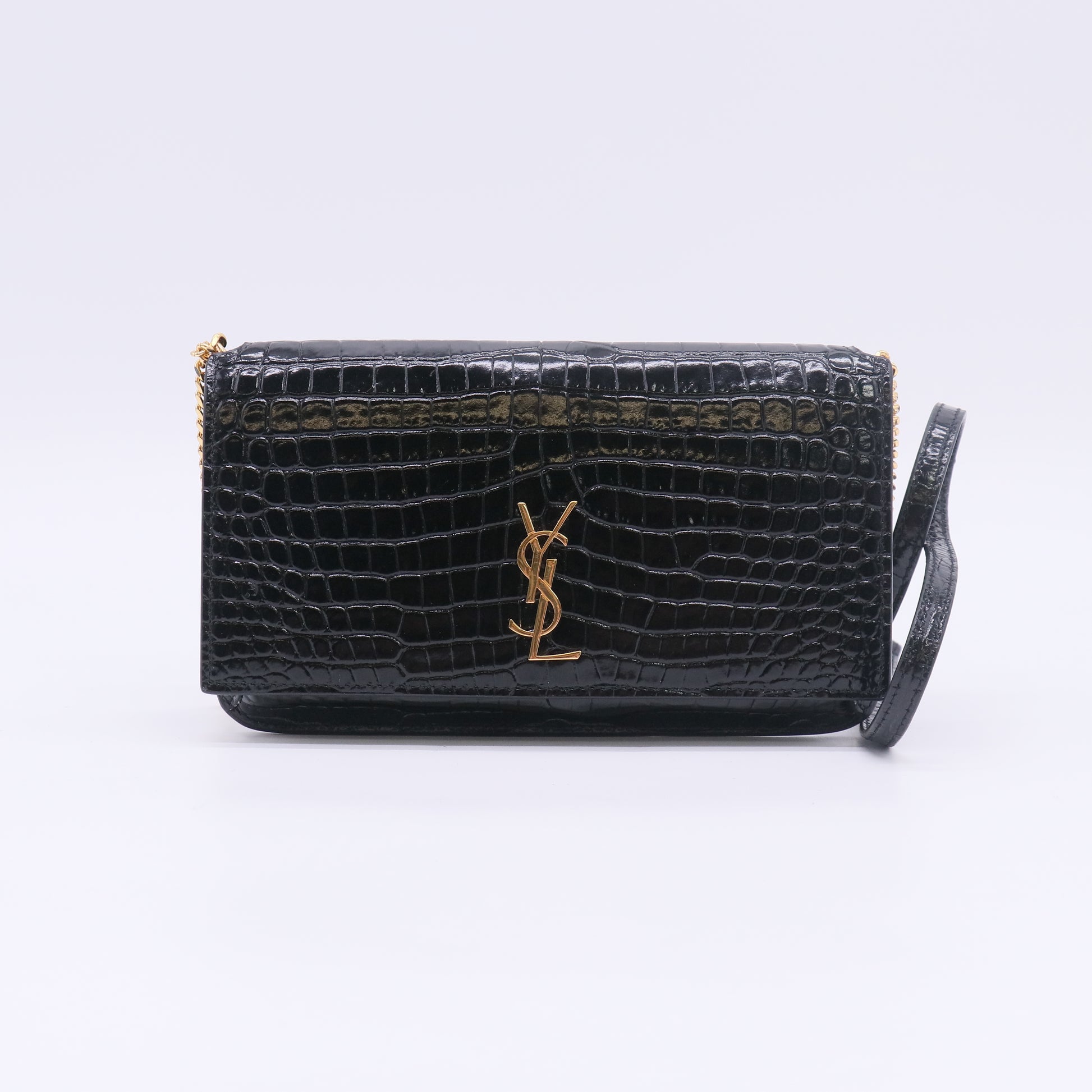 Saint Laurent Cassandre Monogram Phone Holder B23736