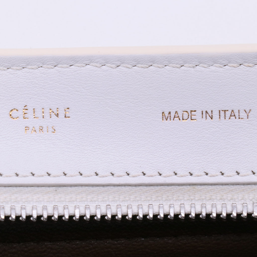 Celine Tri-Color Leather and Velvet Medium Trapeze Bag B21432