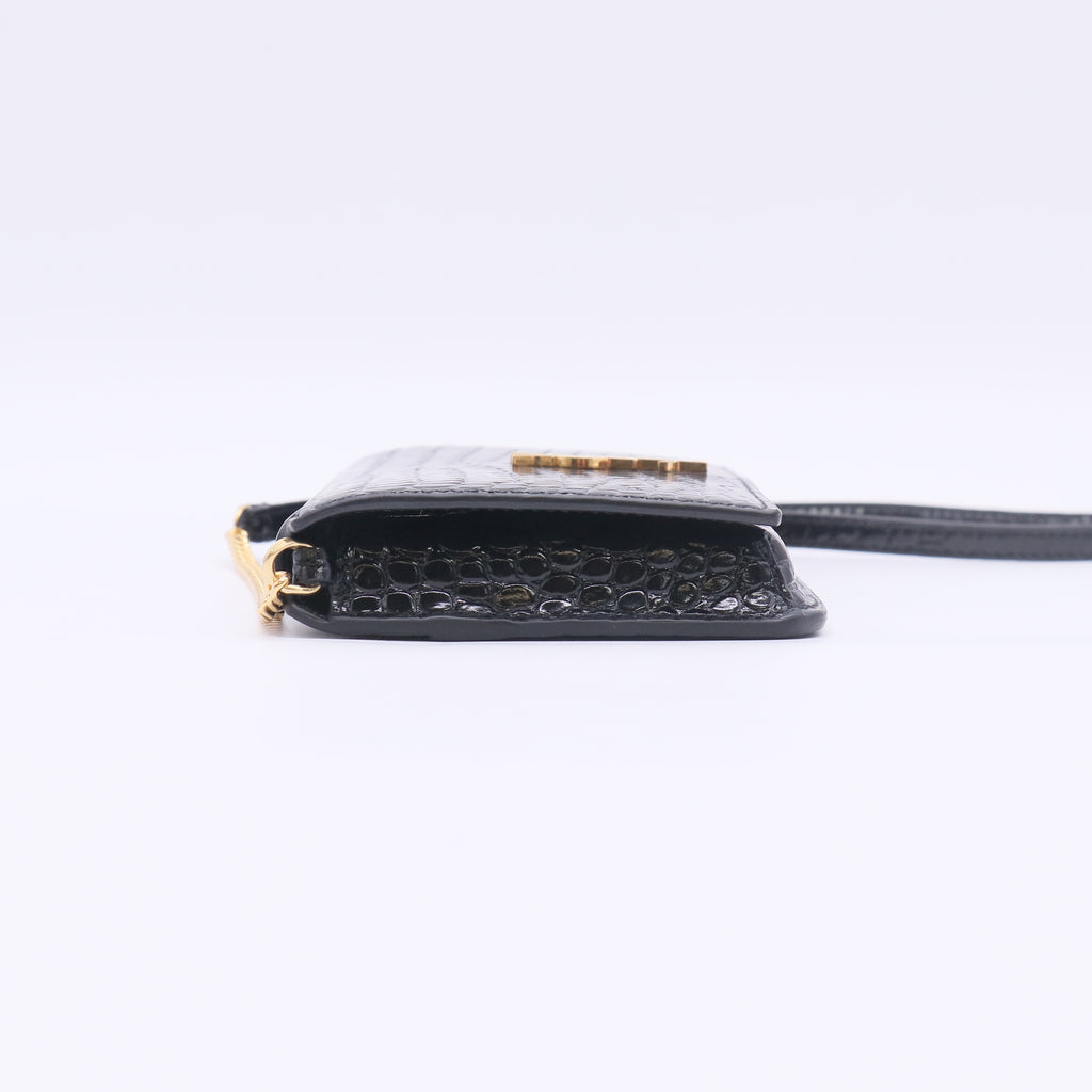 Saint Laurent Cassandre Monogram Phone Holder B23736