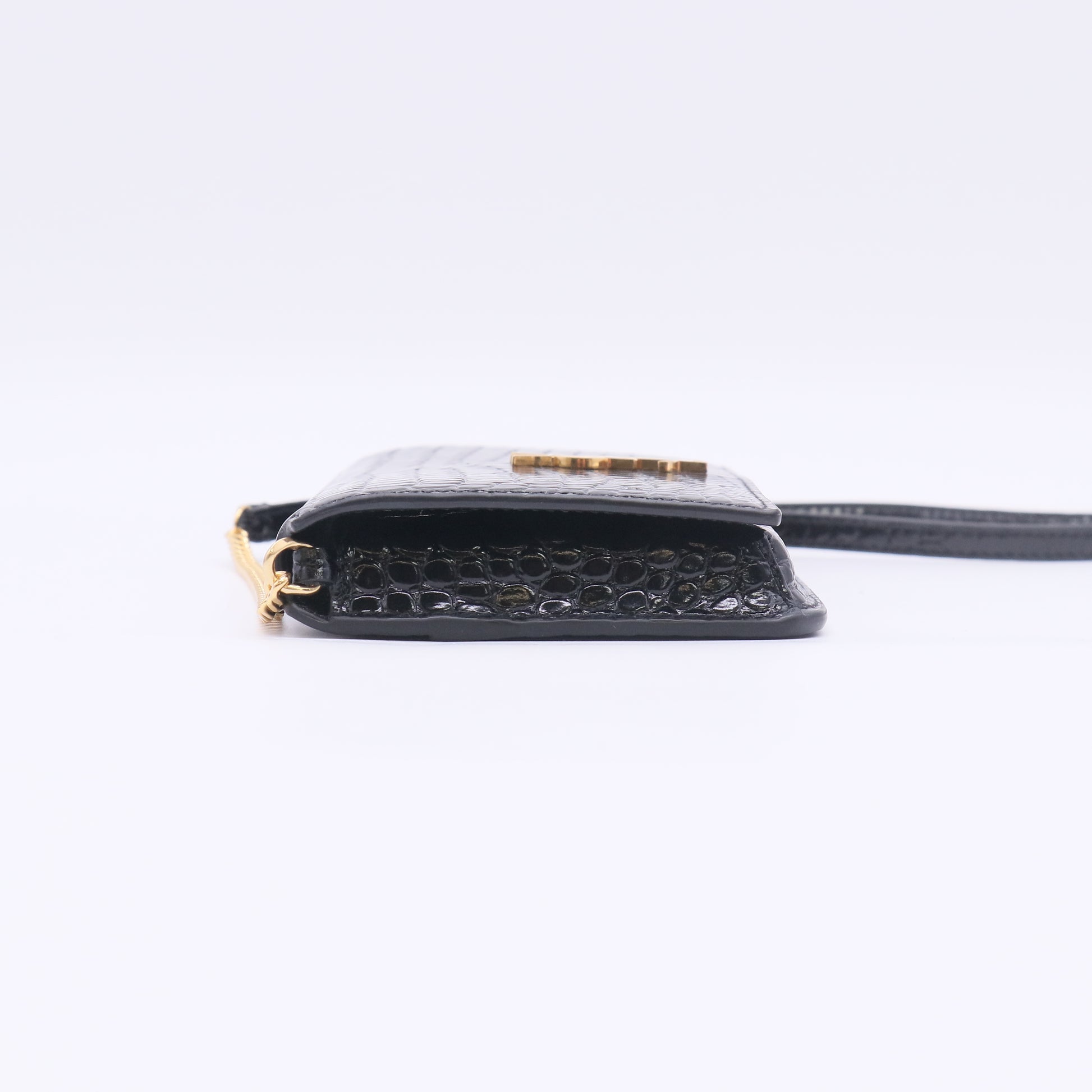 Saint Laurent Cassandre Monogram Phone Holder B23736