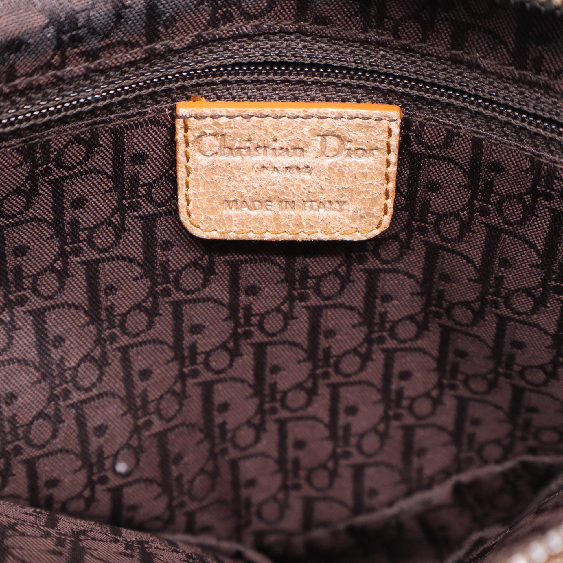 Christian Dior Leather Vintage Double Saddle Vintage B20072