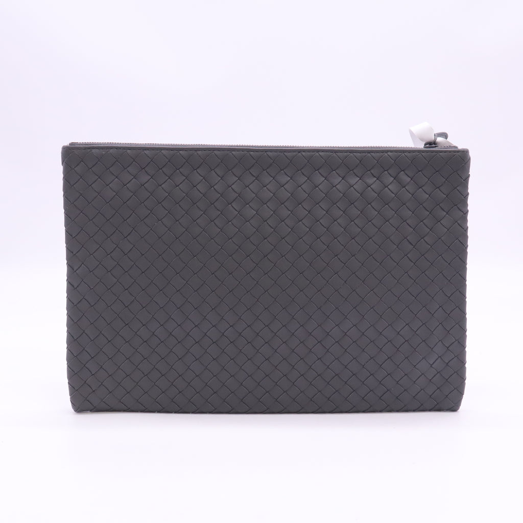 Leather Nappa Intrecciato Clutch W23593
