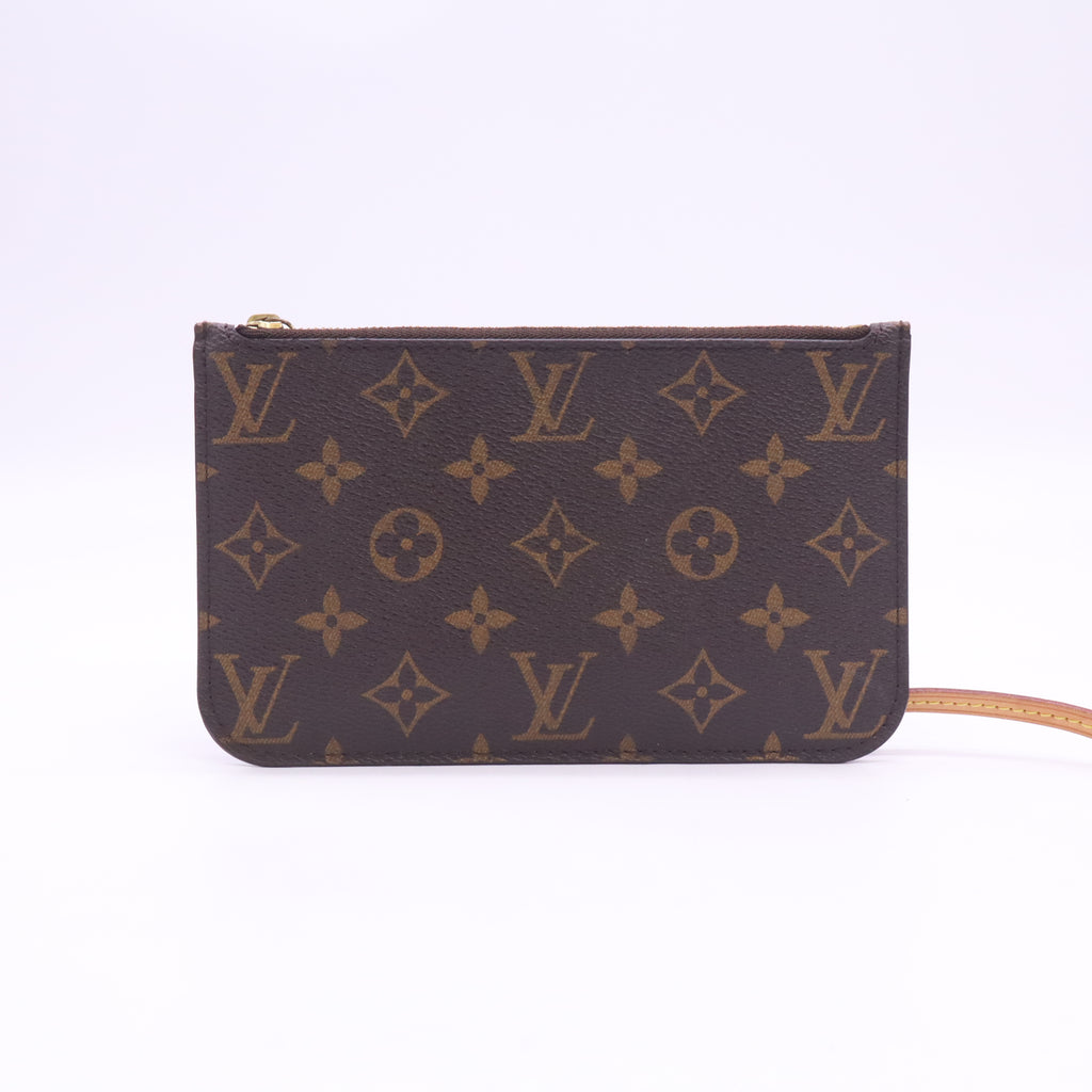 LV Monogram Neverfull Pouch W23528