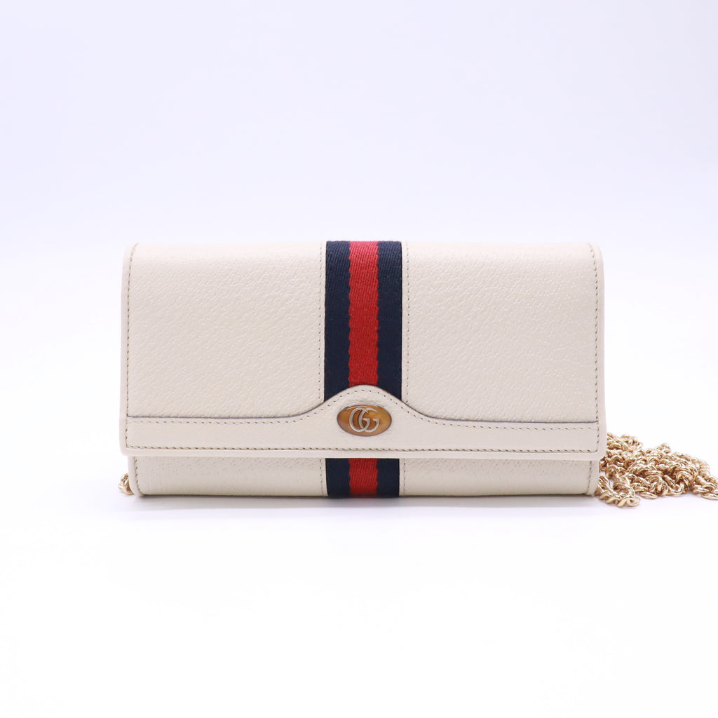 Gucci Ophidia GG Web Wallet on Chain B23639