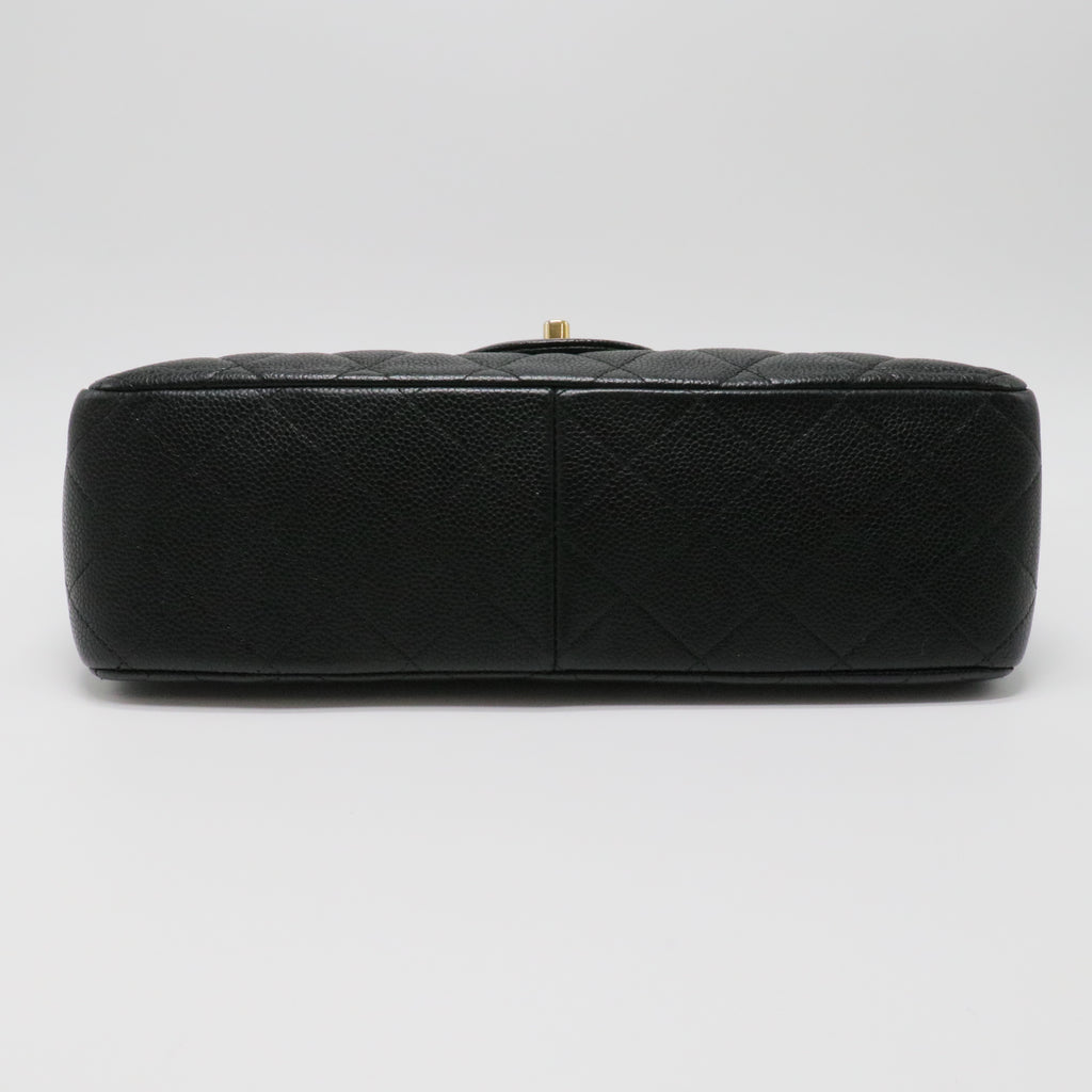 Vintage Classic Double Flap Bag Quilted Caviar Jumbo Twins
