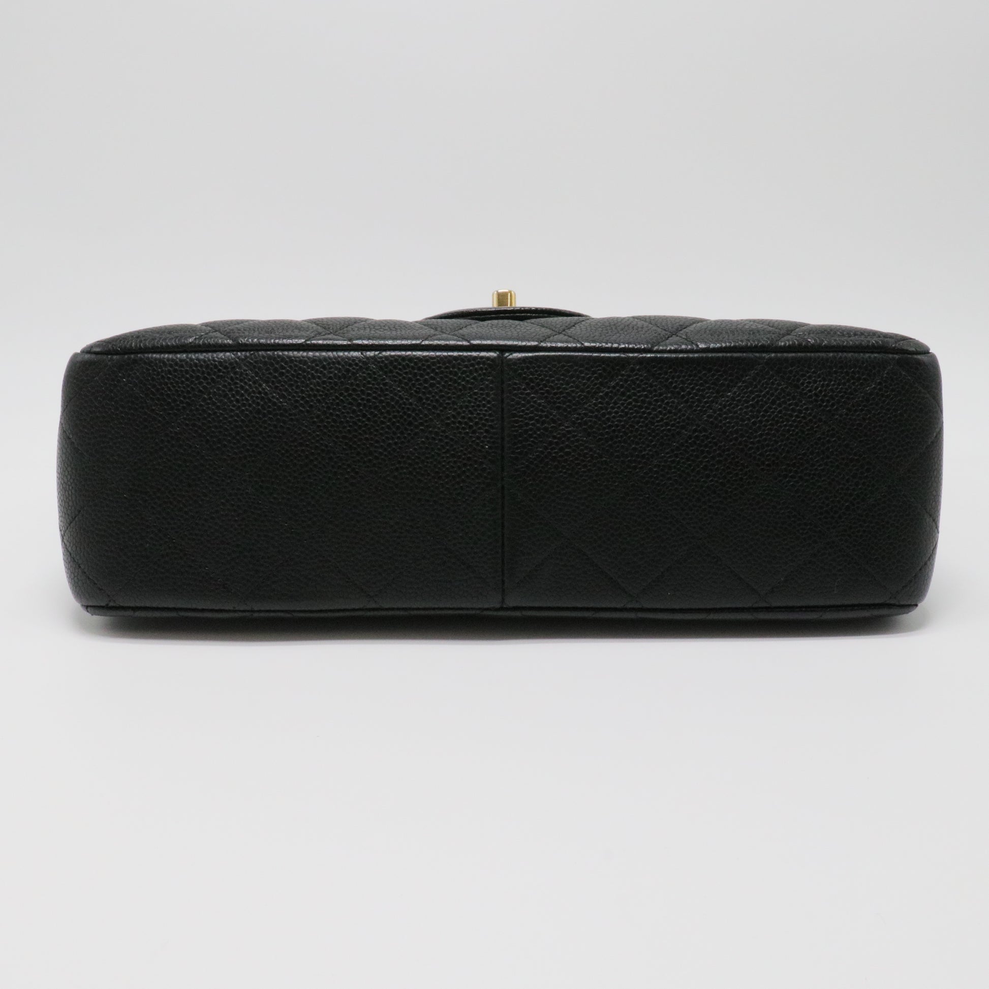 Vintage Classic Double Flap Bag Quilted Caviar Jumbo Twins