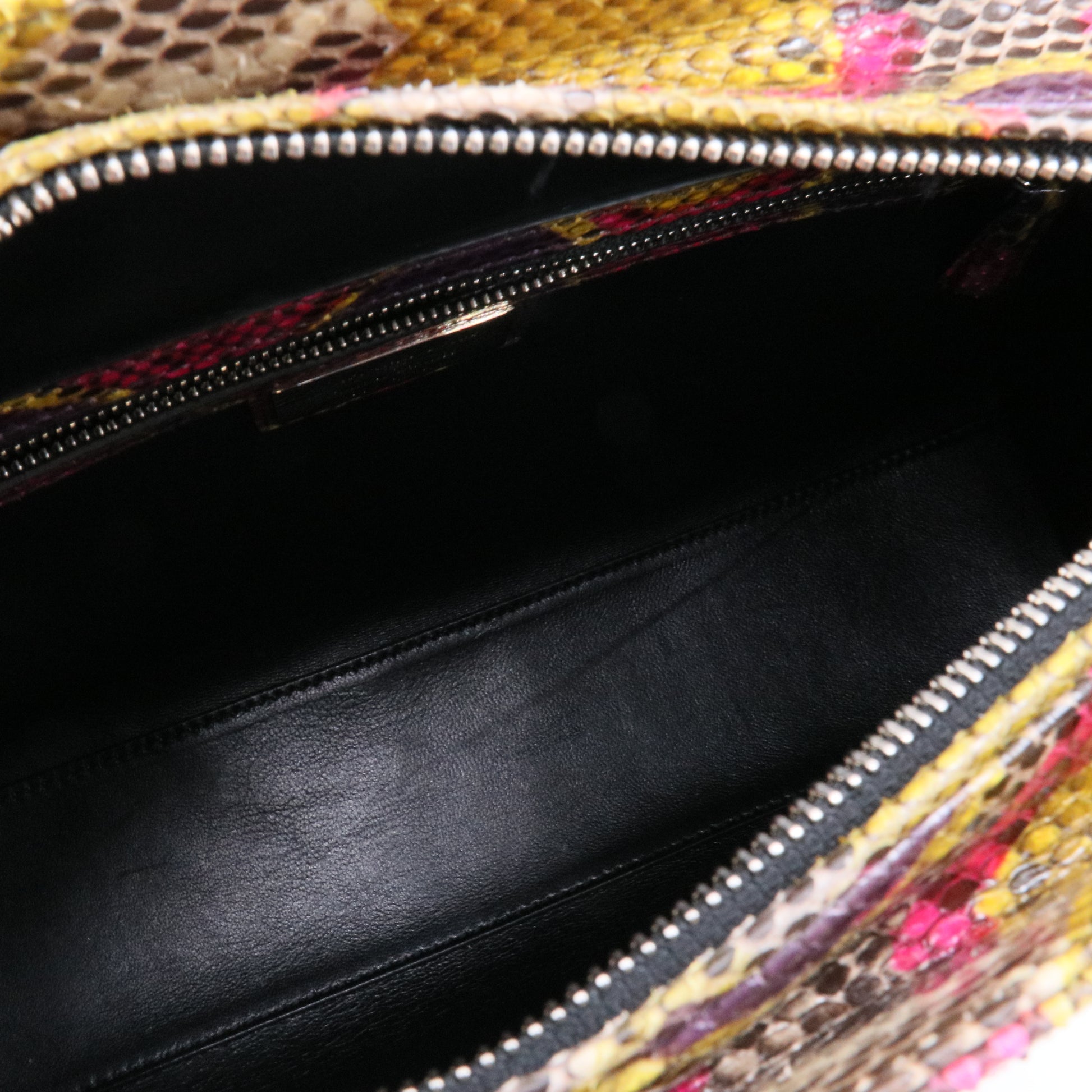 Multicolor Python Lady Dior  Handbag Twins