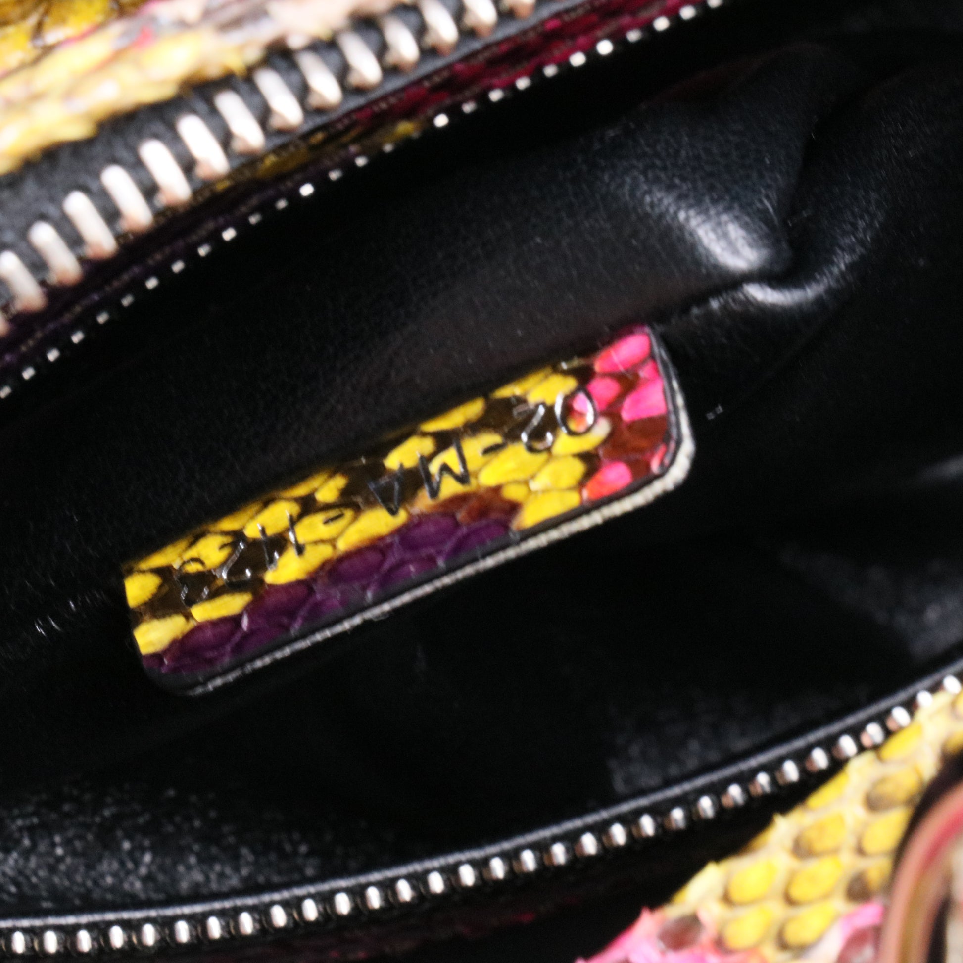 Multicolor Python Lady Dior  Handbag Twins