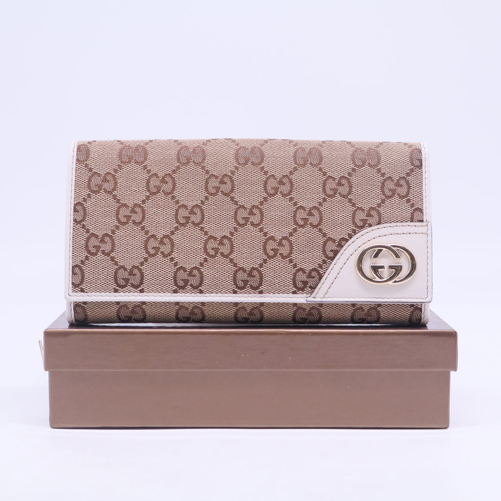 Monogram New Britt Continental Wallet Off White W20540