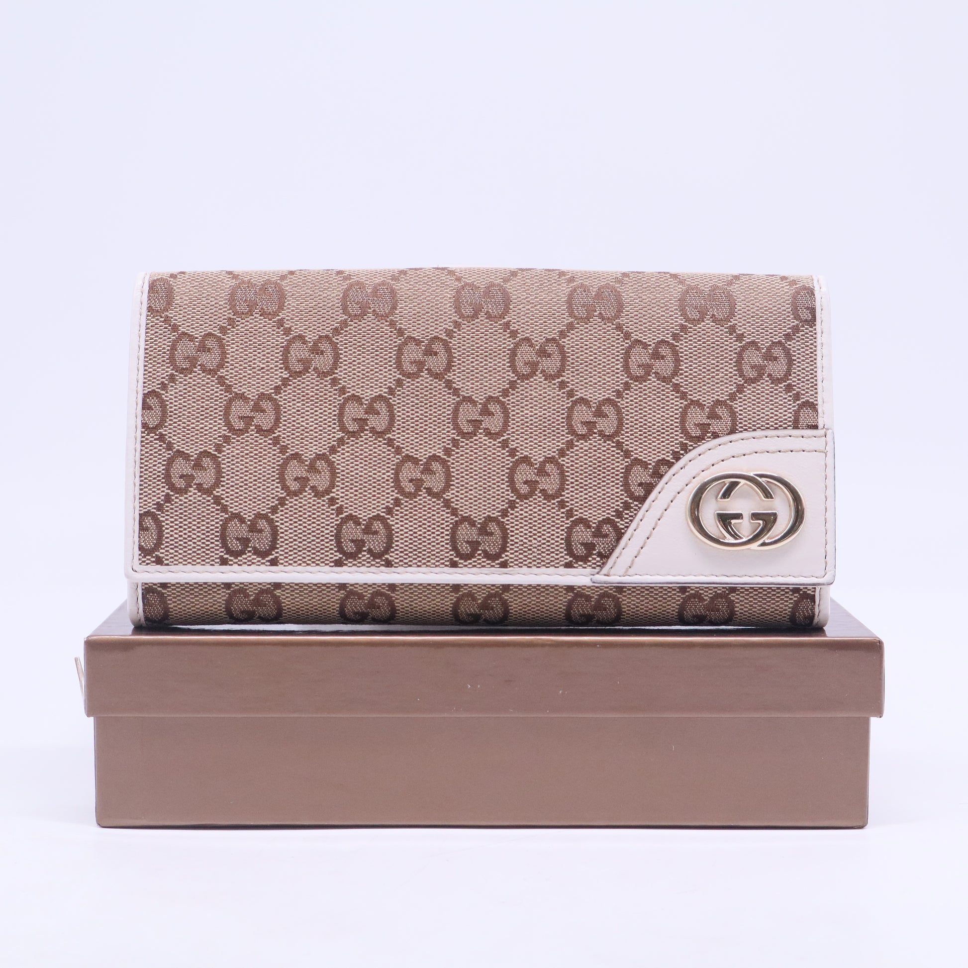 Monogram New Britt Continental Wallet Off White W20540