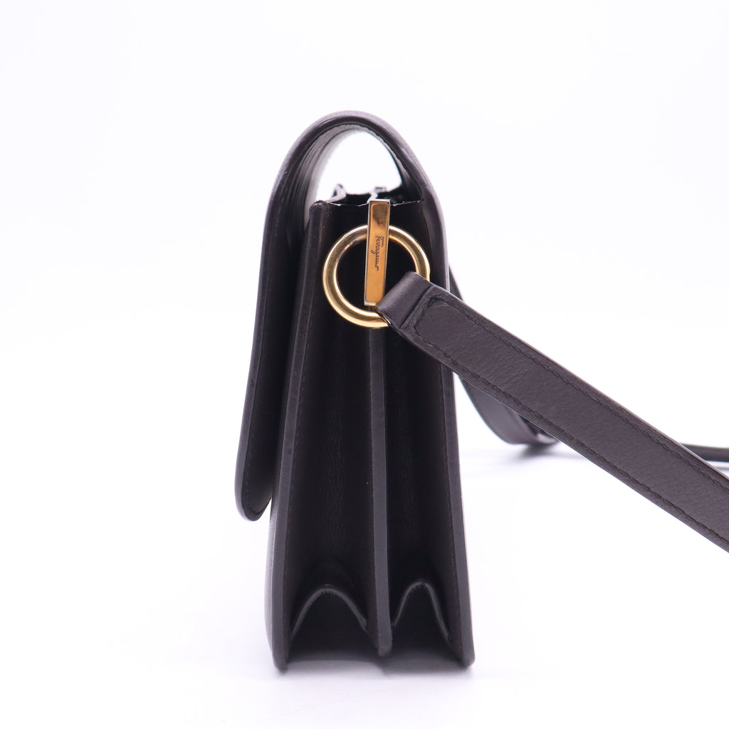 Calfskin Joanne Crossbody Black B21552