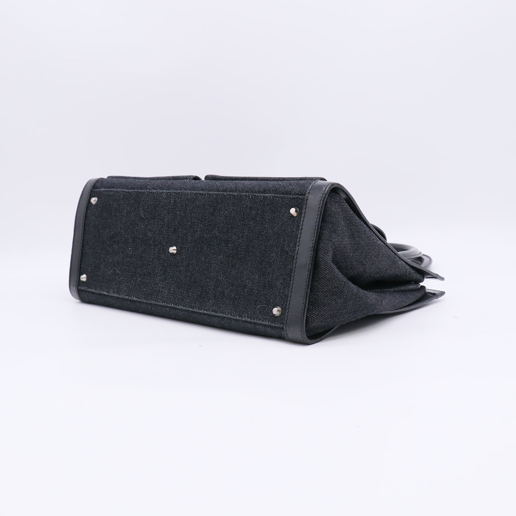 Christian Dior Double Pocket Denim Tote Bag twins LDJ4831
