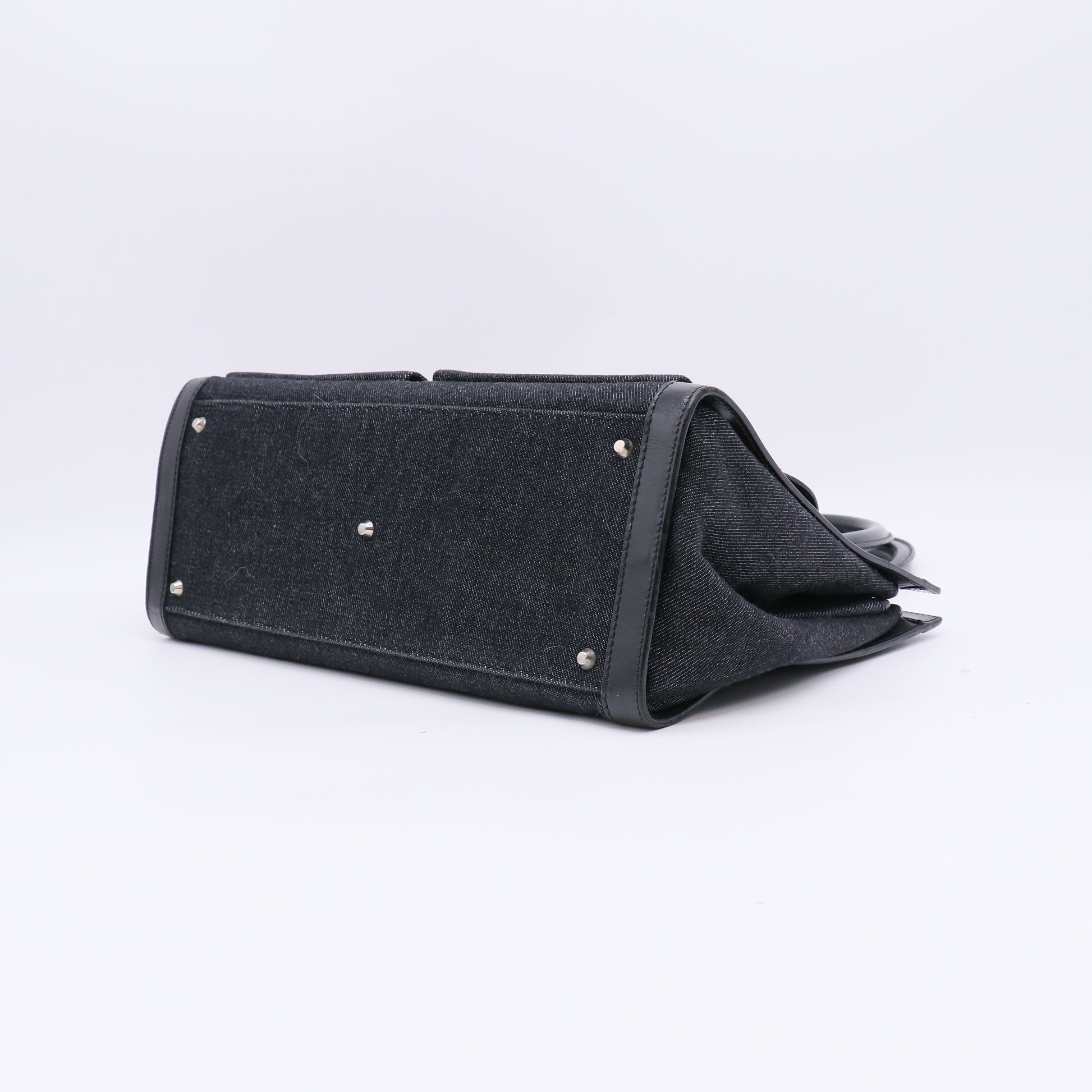 Christian Dior Double Pocket Denim Tote Bag twins LDJ4831