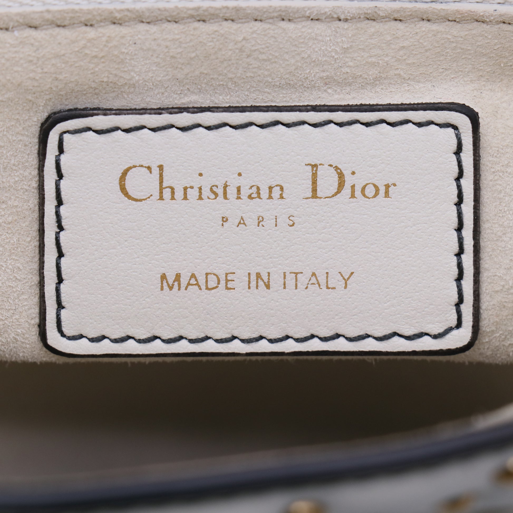 Christian Dior Supple Lady Dior Bag Cannage Studded Lambskin Medium  B21638