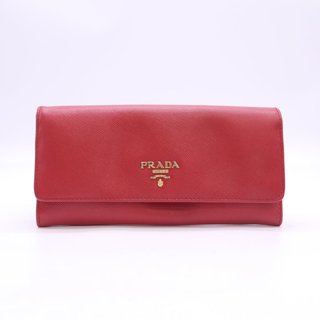 Saffiano Cuir Leather Continental Wallet W23462