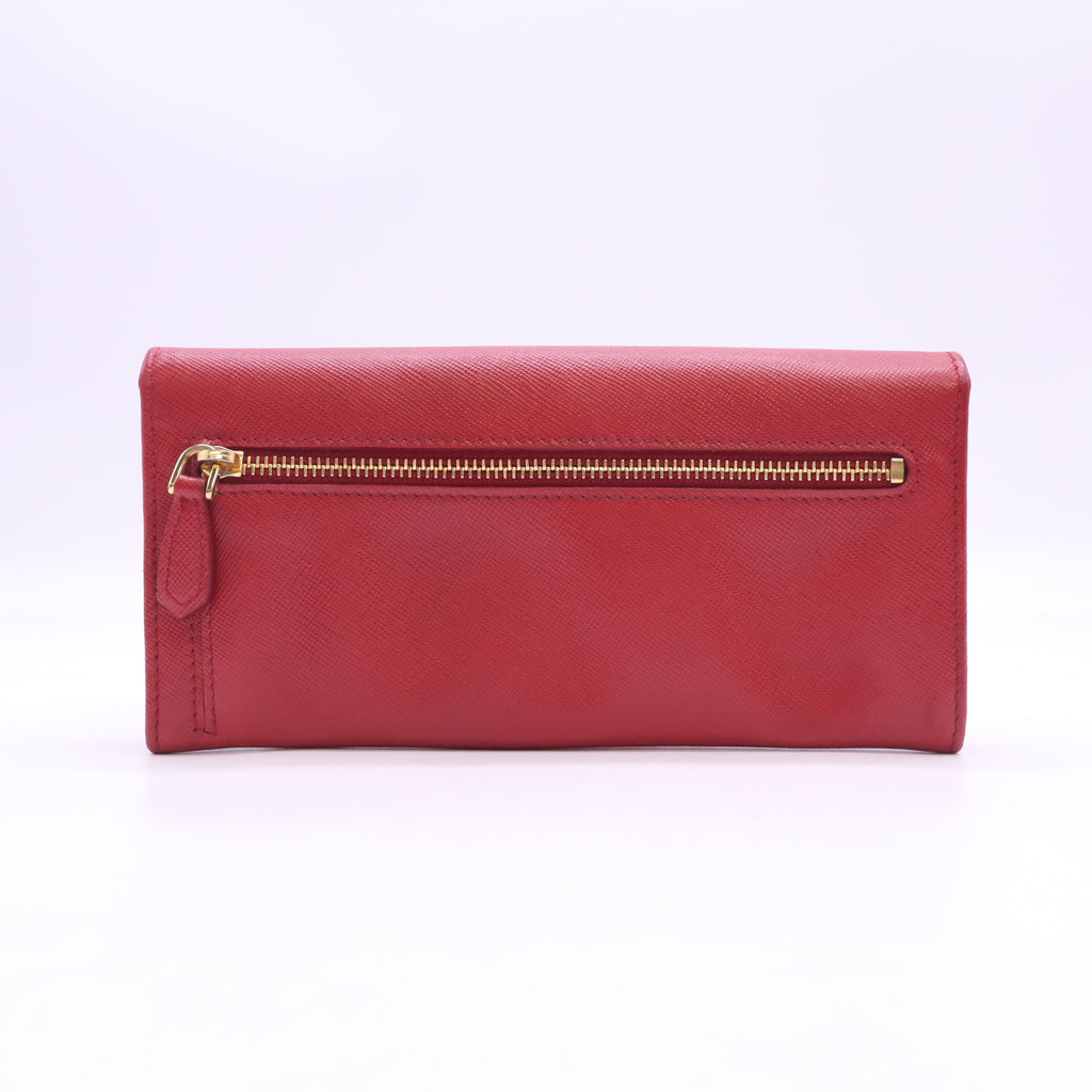 Saffiano Cuir Leather Continental Wallet W23462