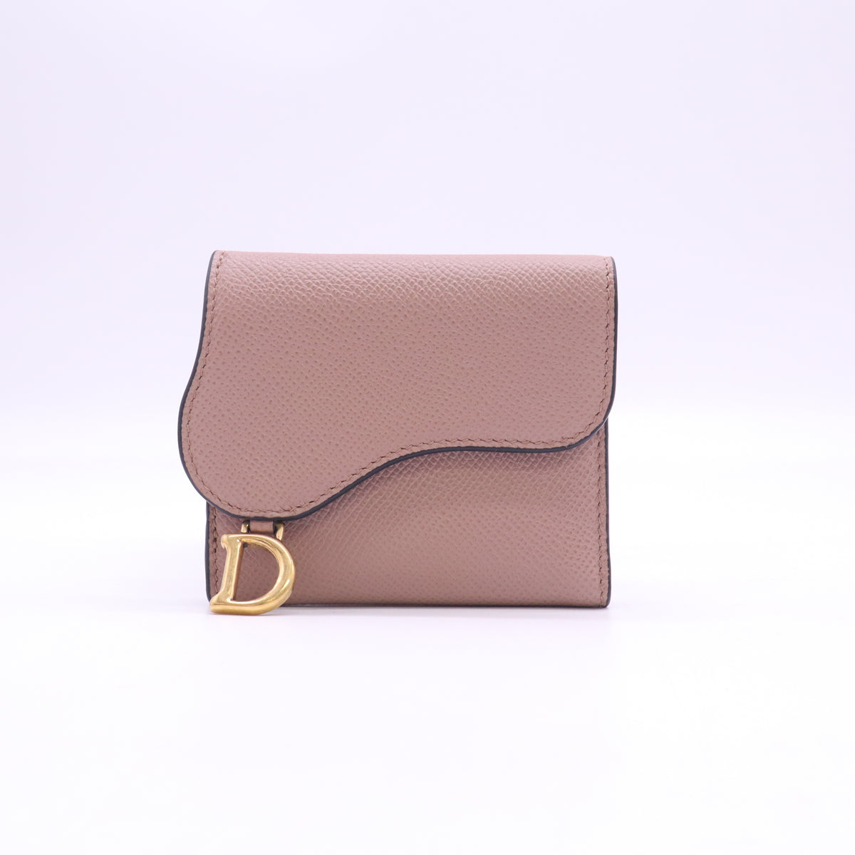Saddle Lotus Wallet Leather Mini W23600