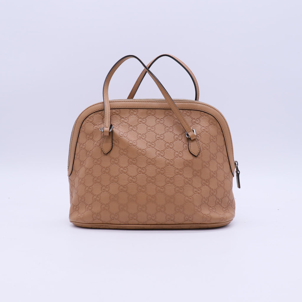 Convertible Dome Satchel Microguccissima Leather B20654