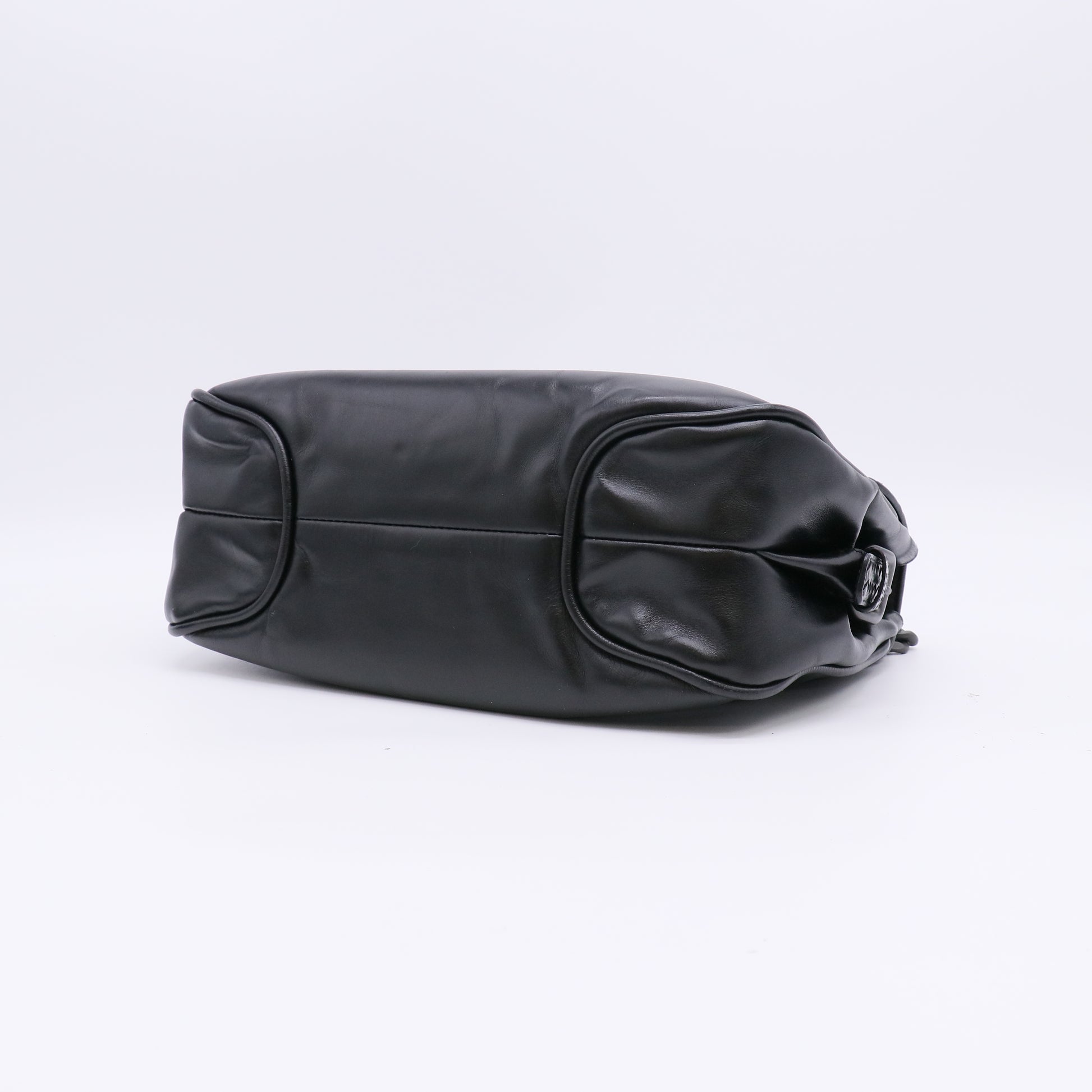 Bottega Veneta Rialto Shoulder Bag Leather with Intrecciato Detail Medium twins LDJ4829