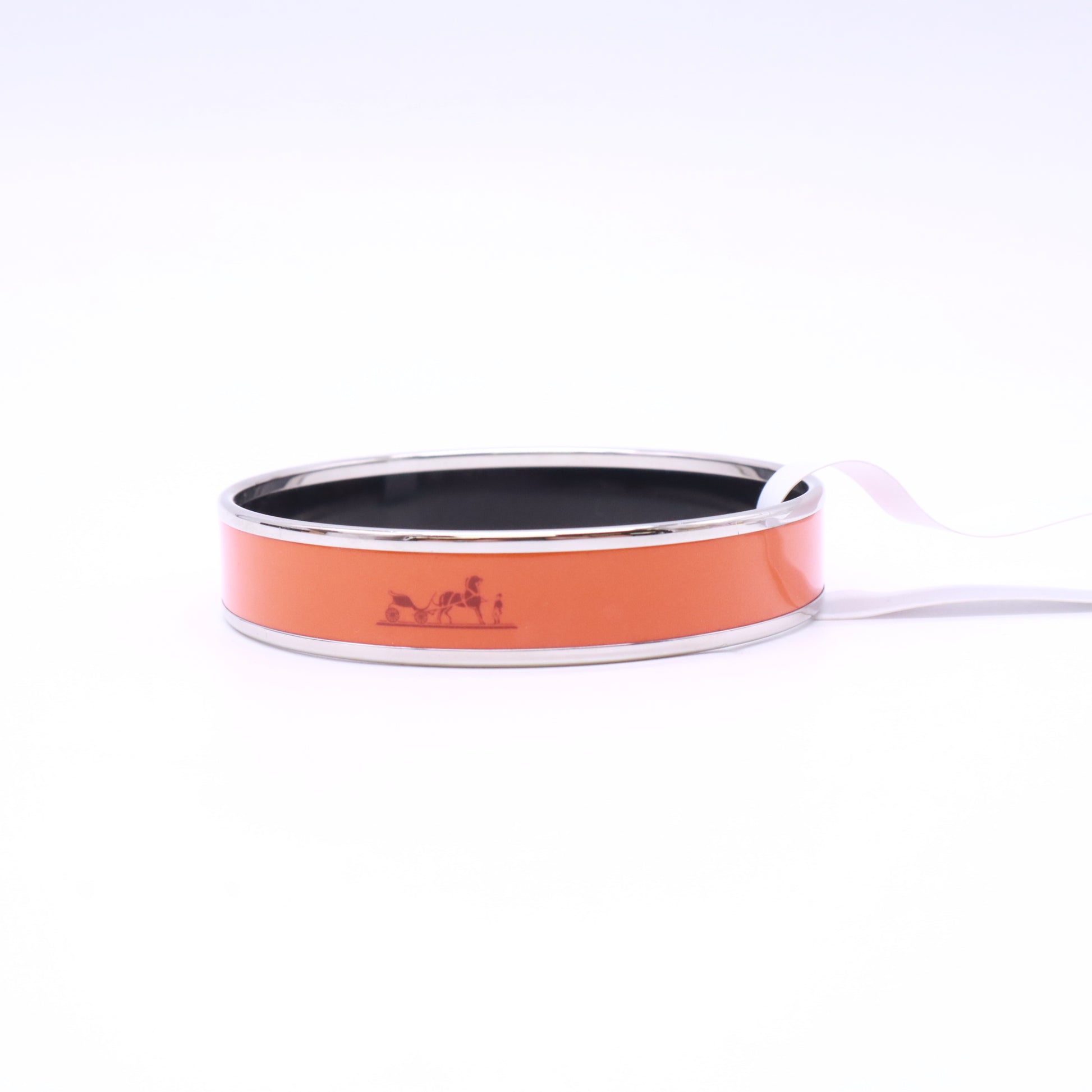 Hermès Calèche Narrow Enamel Bangle W22790