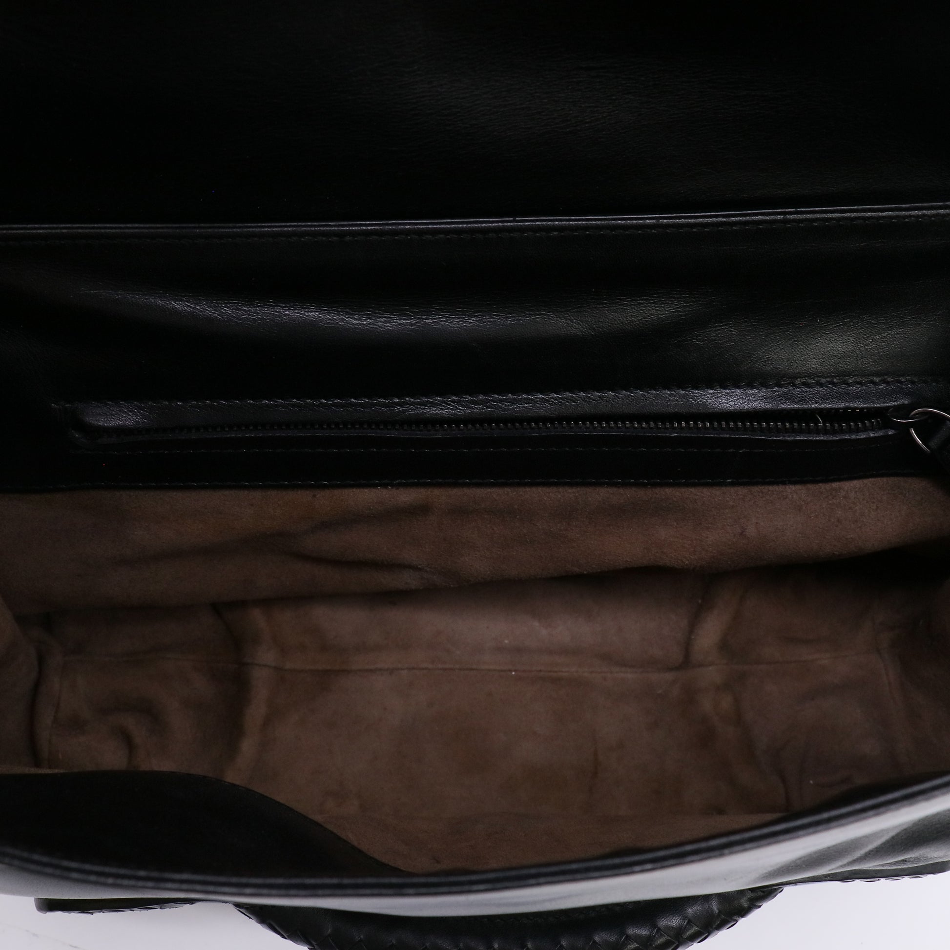 Bottega Veneta Rialto Shoulder Bag Leather with Intrecciato Detail Medium twins LDJ4829