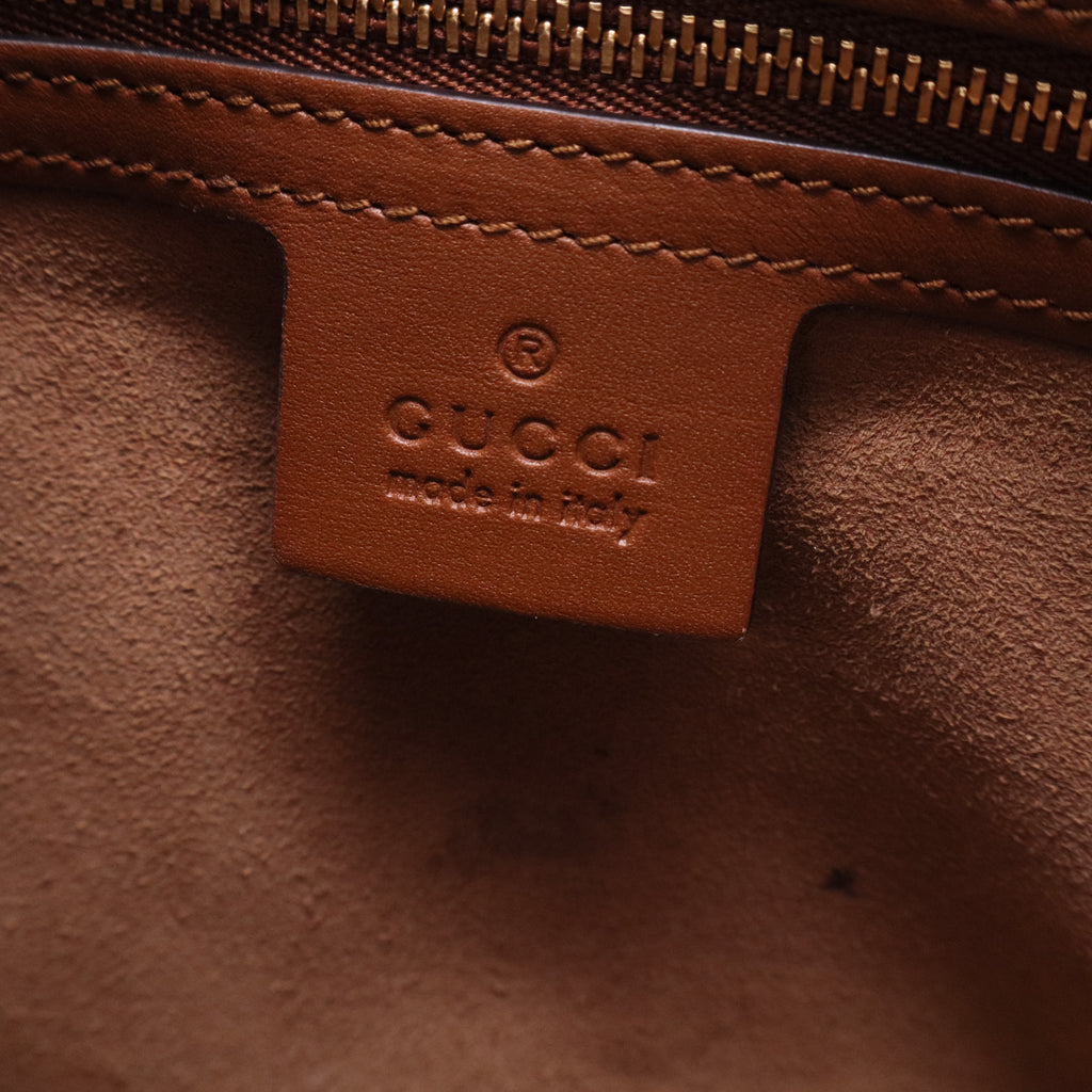 Padlock Chain Tote GG Coated Canvas with Leather Medium twins