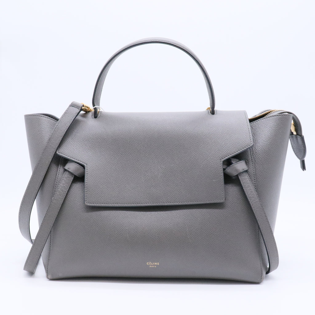 Belt Bag Textured Leather Micro Twins