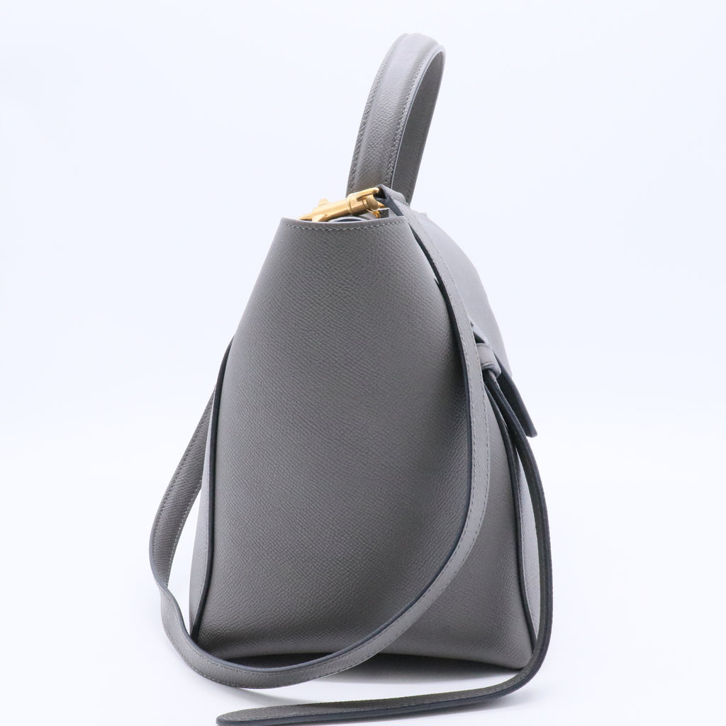 Belt Bag Textured Leather Micro Twins