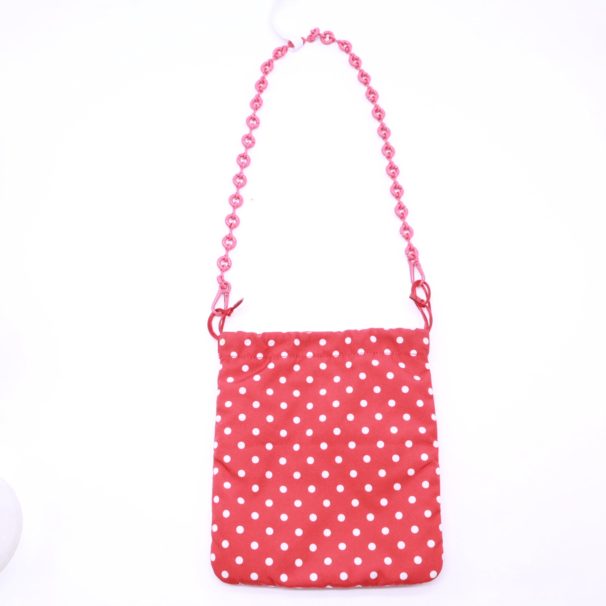 Miu Miu Polka Dot Faille Drawstring Pouch Bag B23730