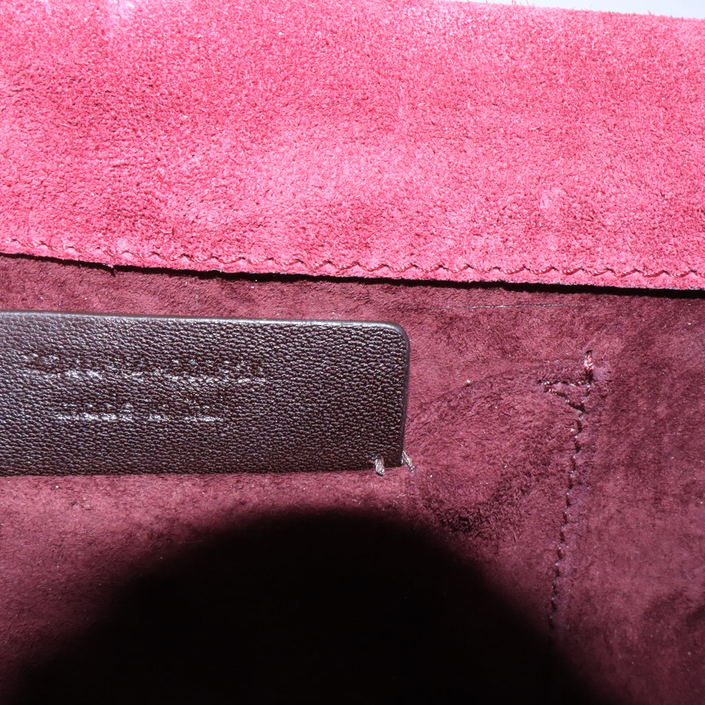 Burgundy Red Lizard Skin Clutch W21162
