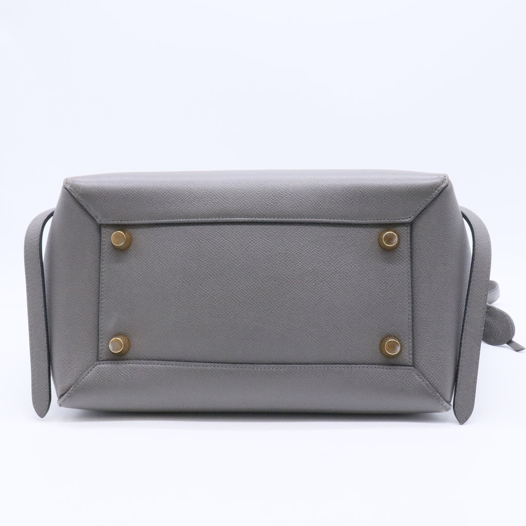 Belt Bag Textured Leather Micro Twins