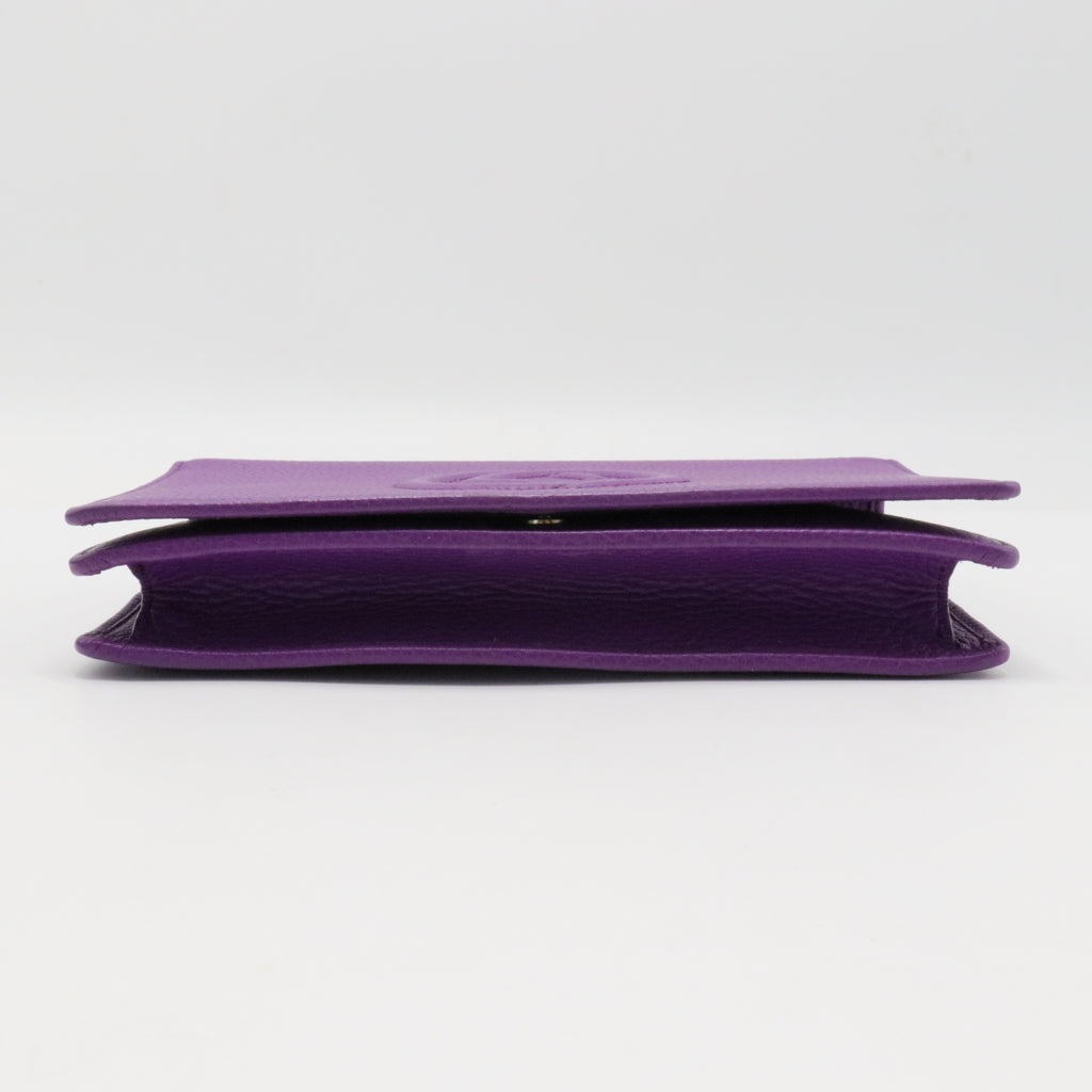 Pebbled Calfskin Soho Wallet on Chain