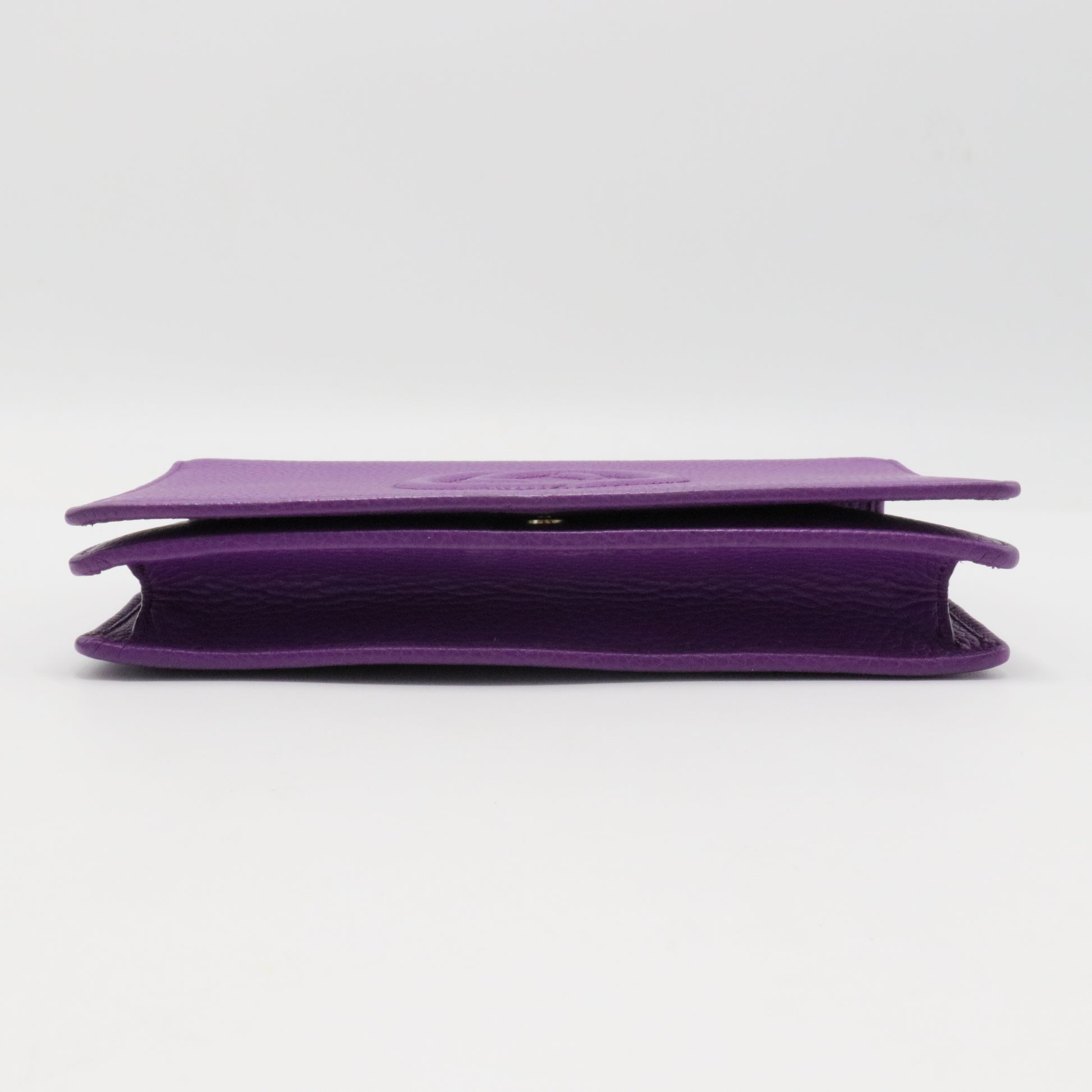 Pebbled Calfskin Soho Wallet on Chain