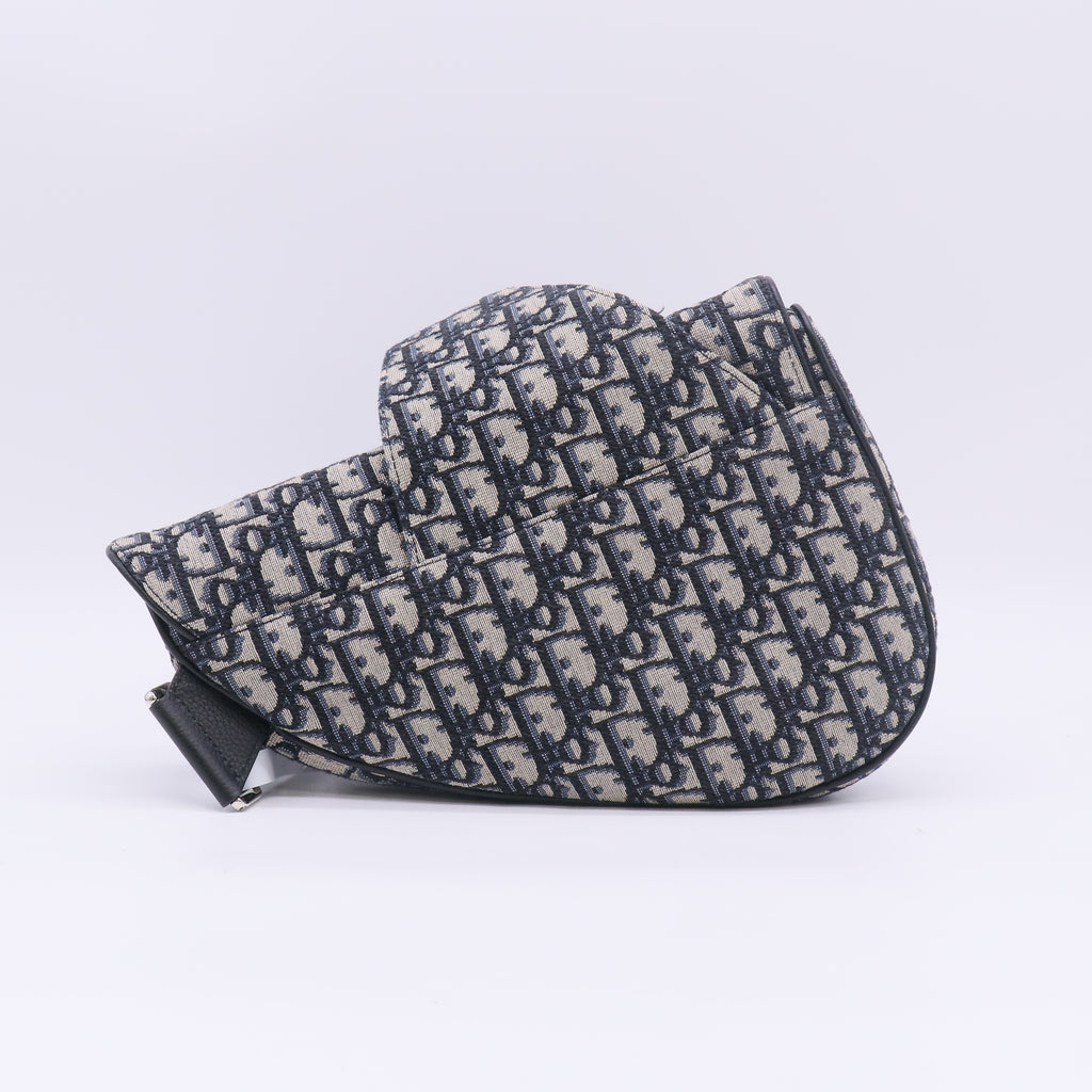 Dior Oblique Jacquard Saddle Bag twins B23847