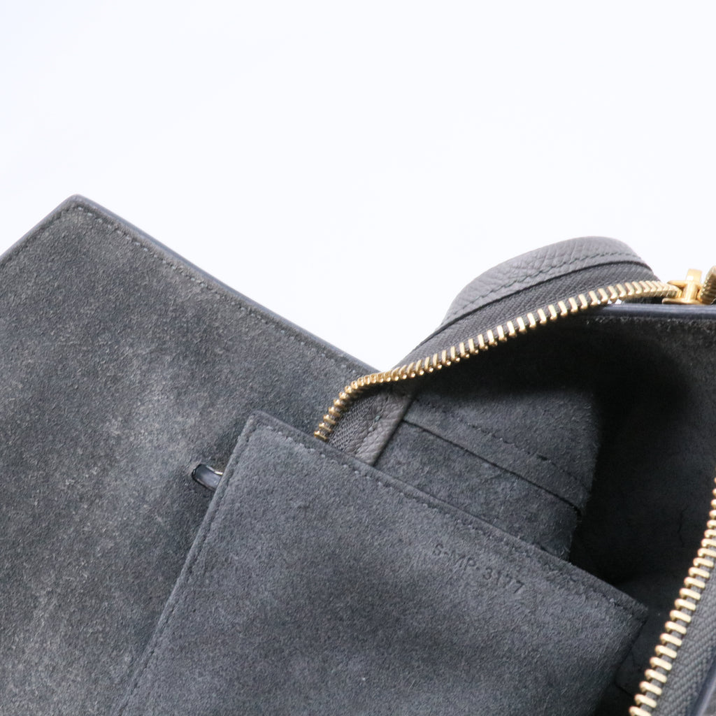 Belt Bag Textured Leather Micro Twins