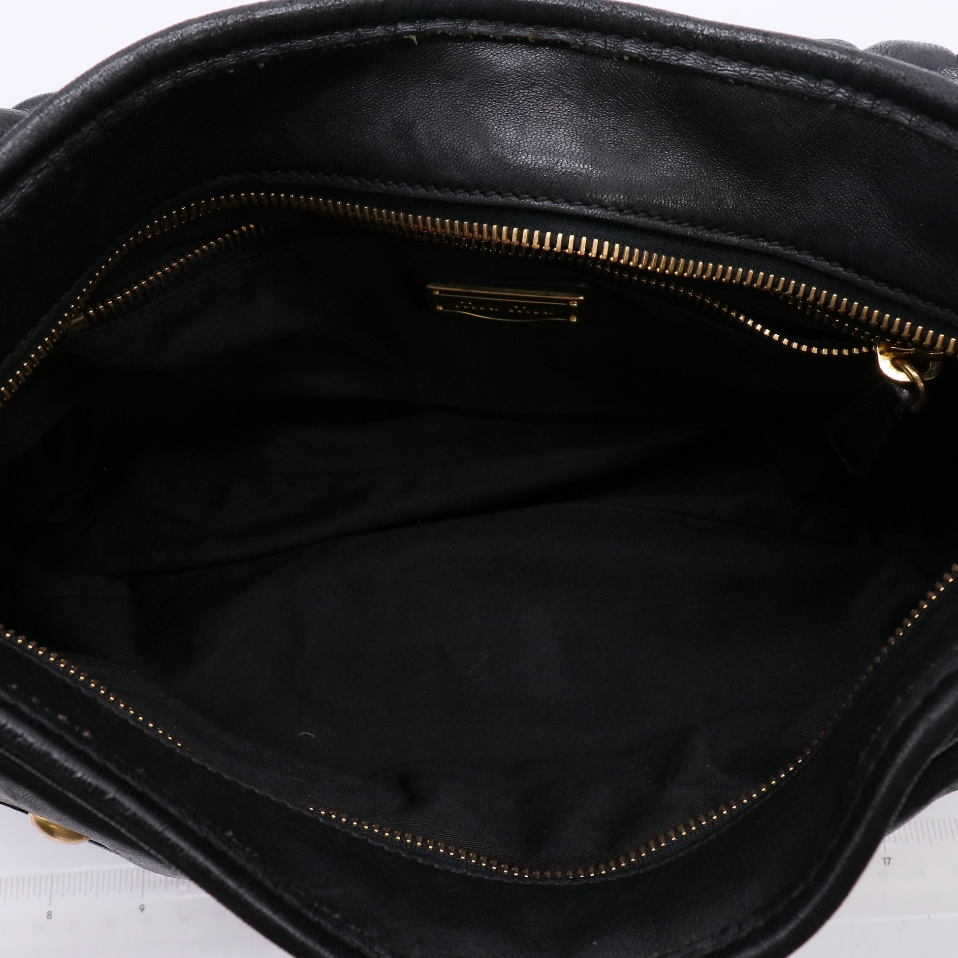 Miu Miu Matelasse Leather Coffer Hobo Bag twins LDJ4826